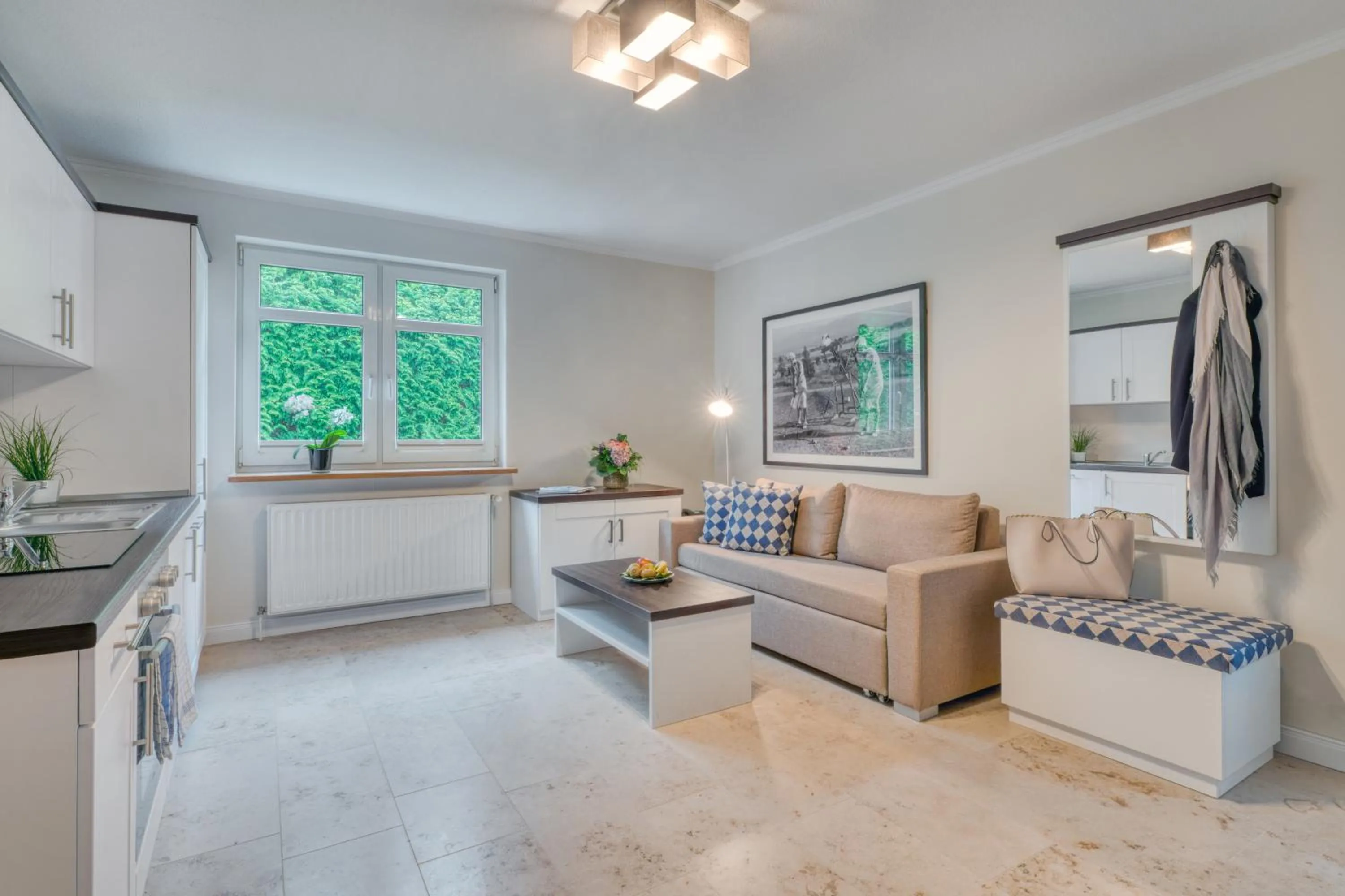 Kitchen or kitchenette in Strandgrün Golf- & Spa Resort