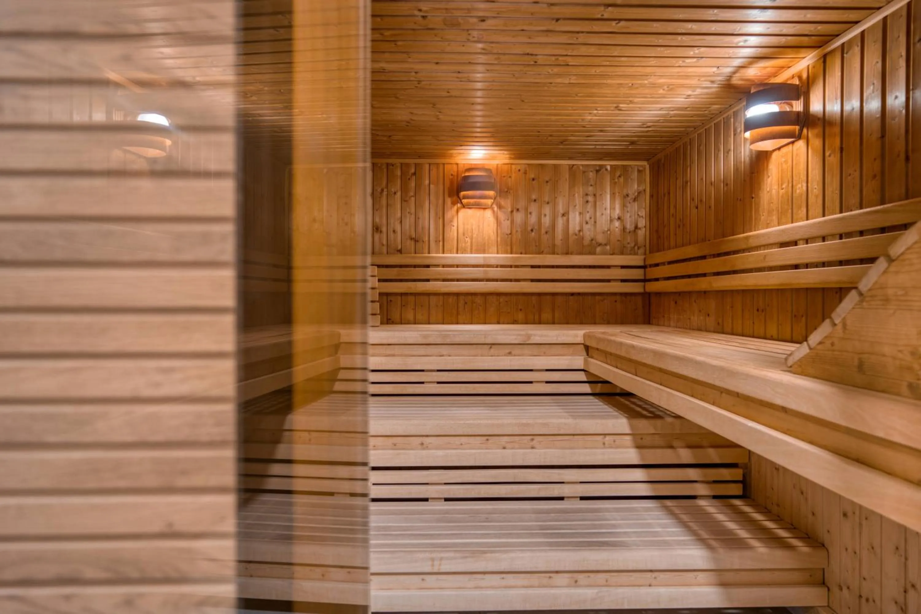 Sauna in Strandgrün Golf- & Spa Resort