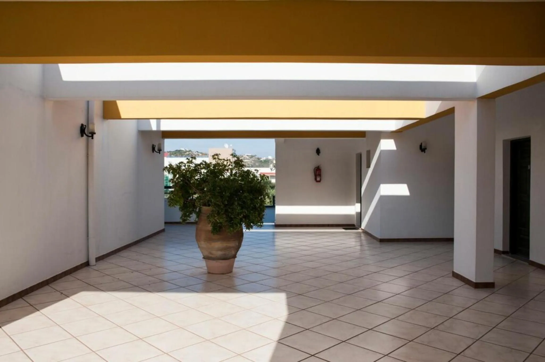 Facade/entrance in Eleni Hotel