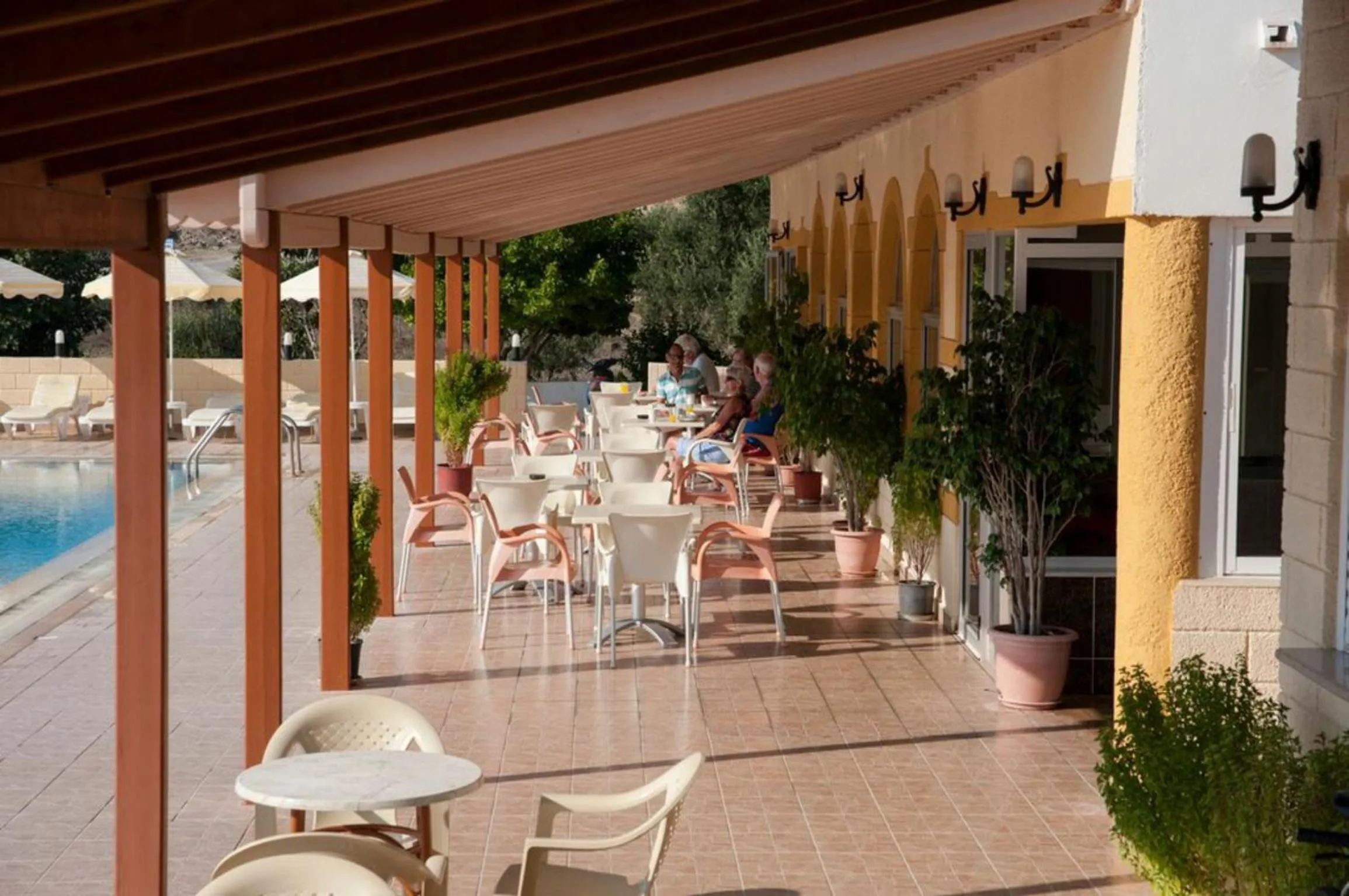 Patio in Eleni Hotel