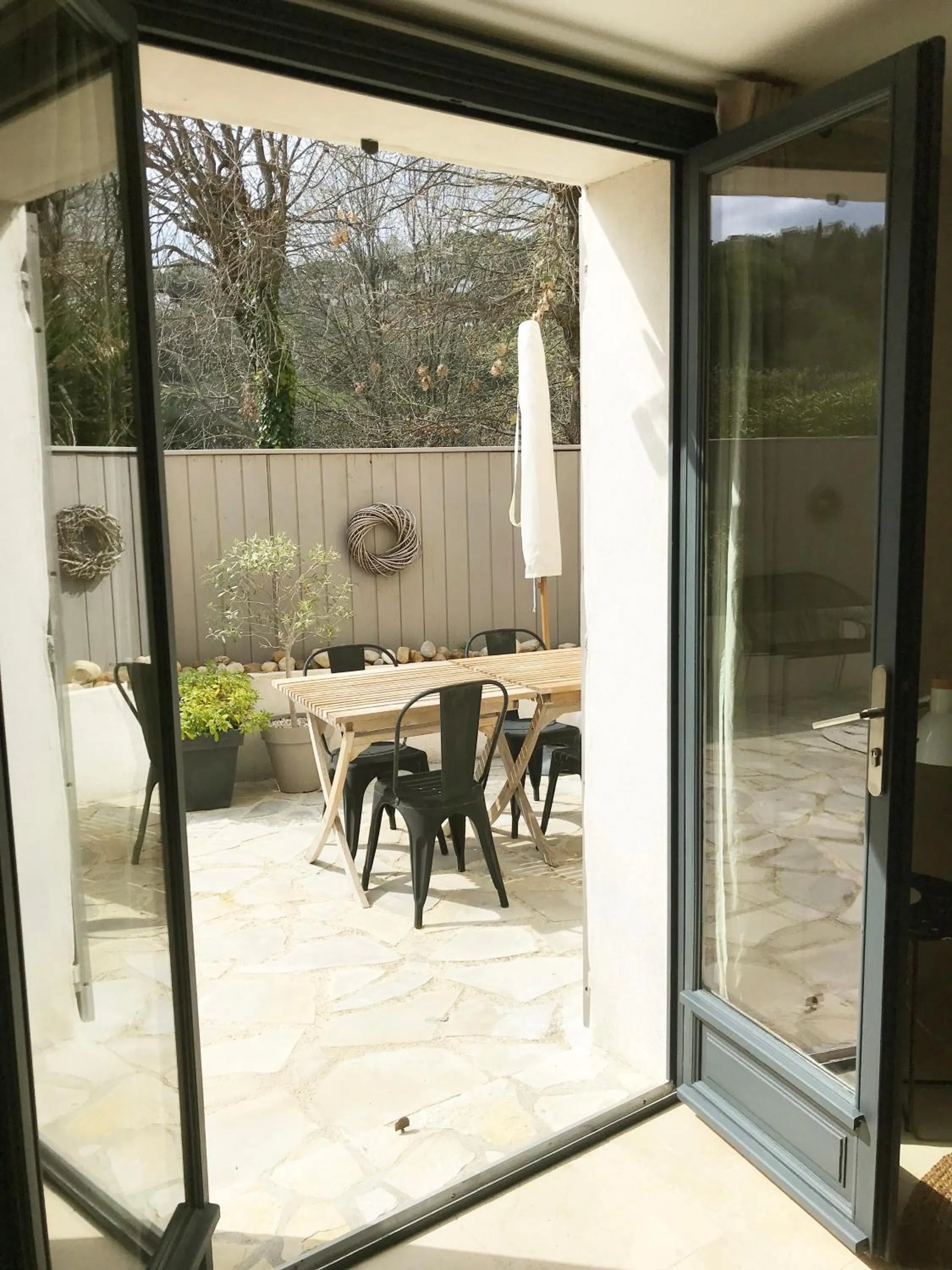 Patio in Bastide Nomade - guest house