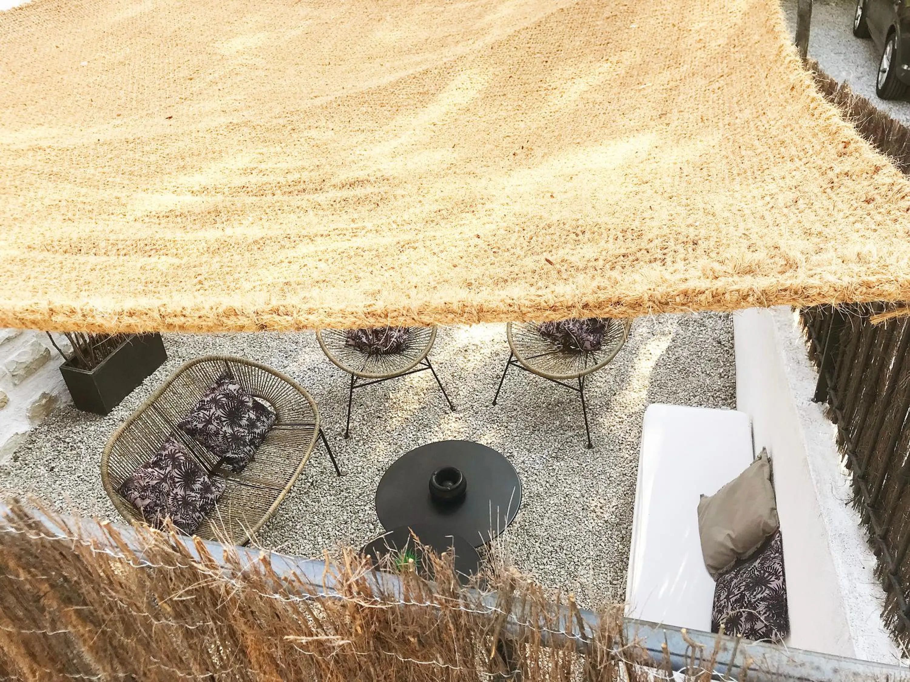 Patio in Bastide Nomade - guest house