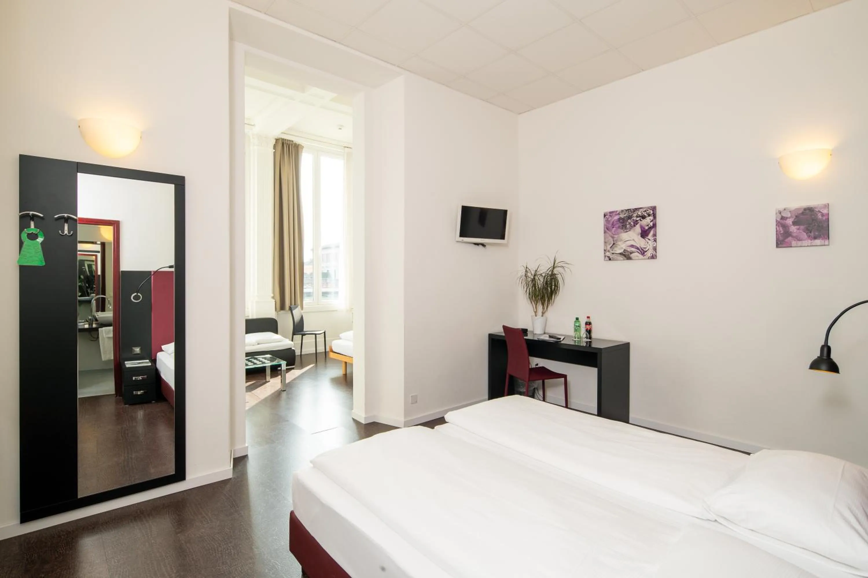 Bedroom, Bed in Hotel Rio Muralto