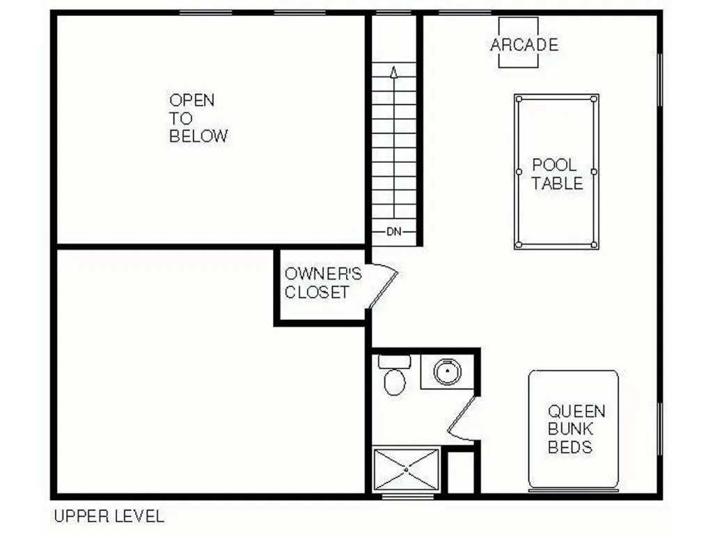 Floor plan in Bear Necessities