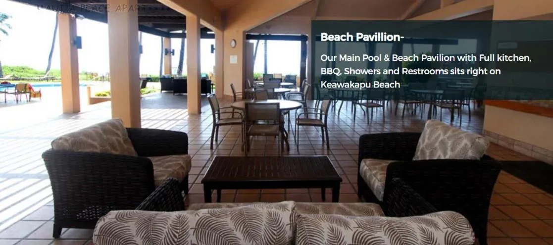 Inner courtyard view in 9B EKAHI VILLAGE-STUDIO BATH, GARDEN VIEW - 1 MINUTE STROLL to BEACH!