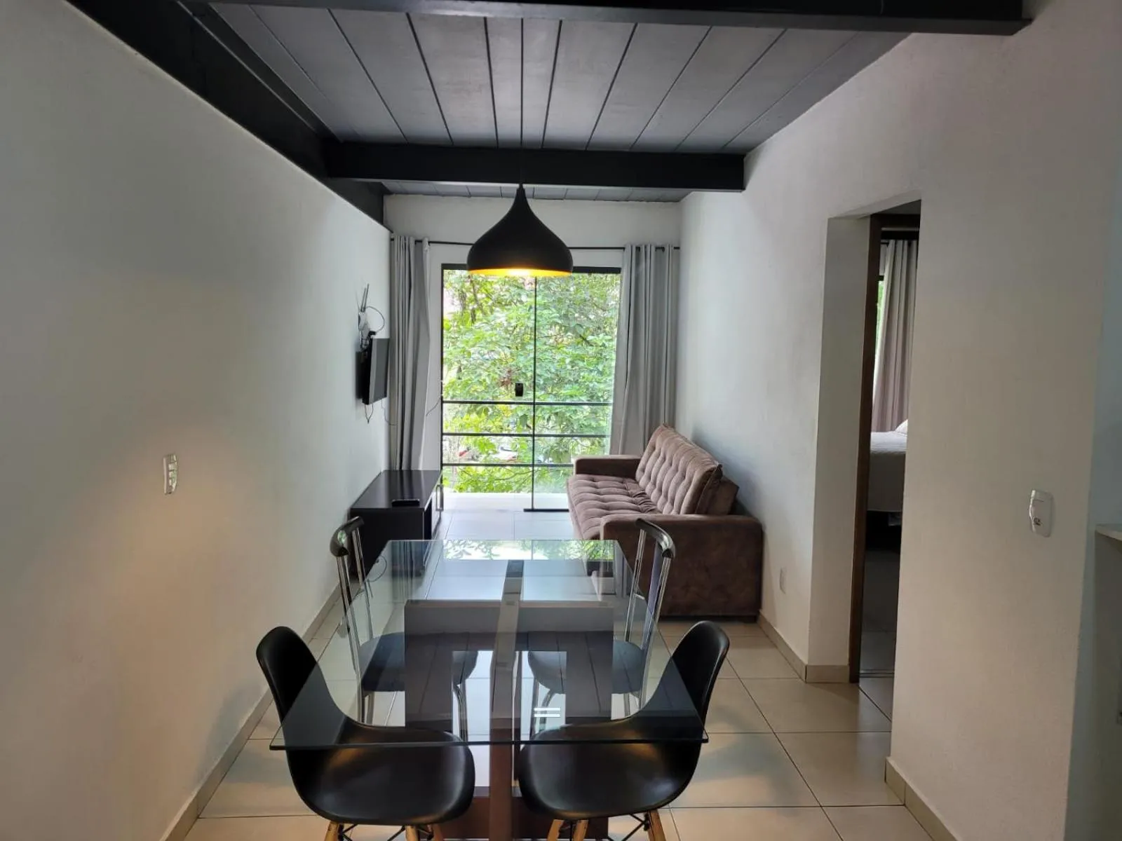 Living room in Aconchego Serra Imperial