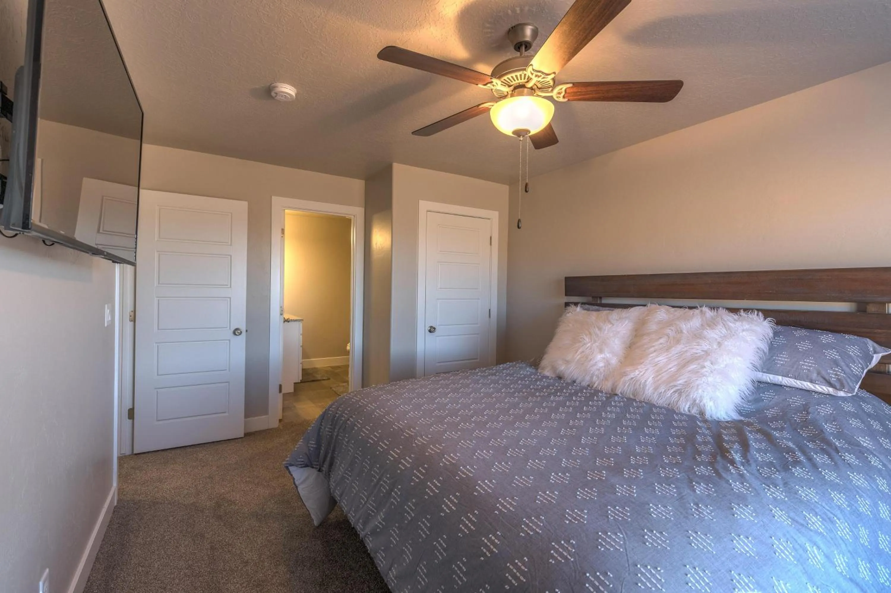 Bed in The Pickleball Palace