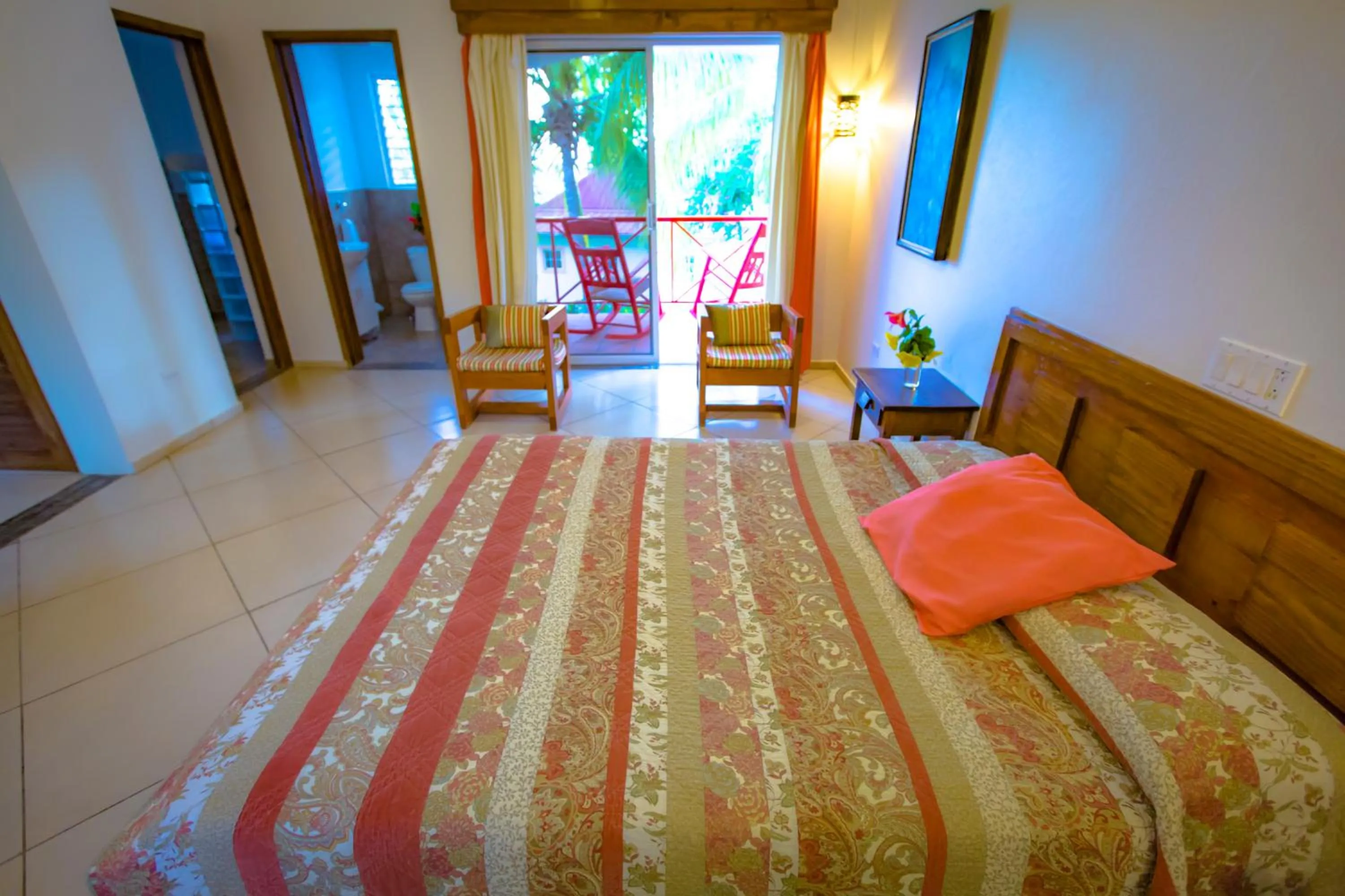 Bed in Hotel Restaurant Cyvadier Plage