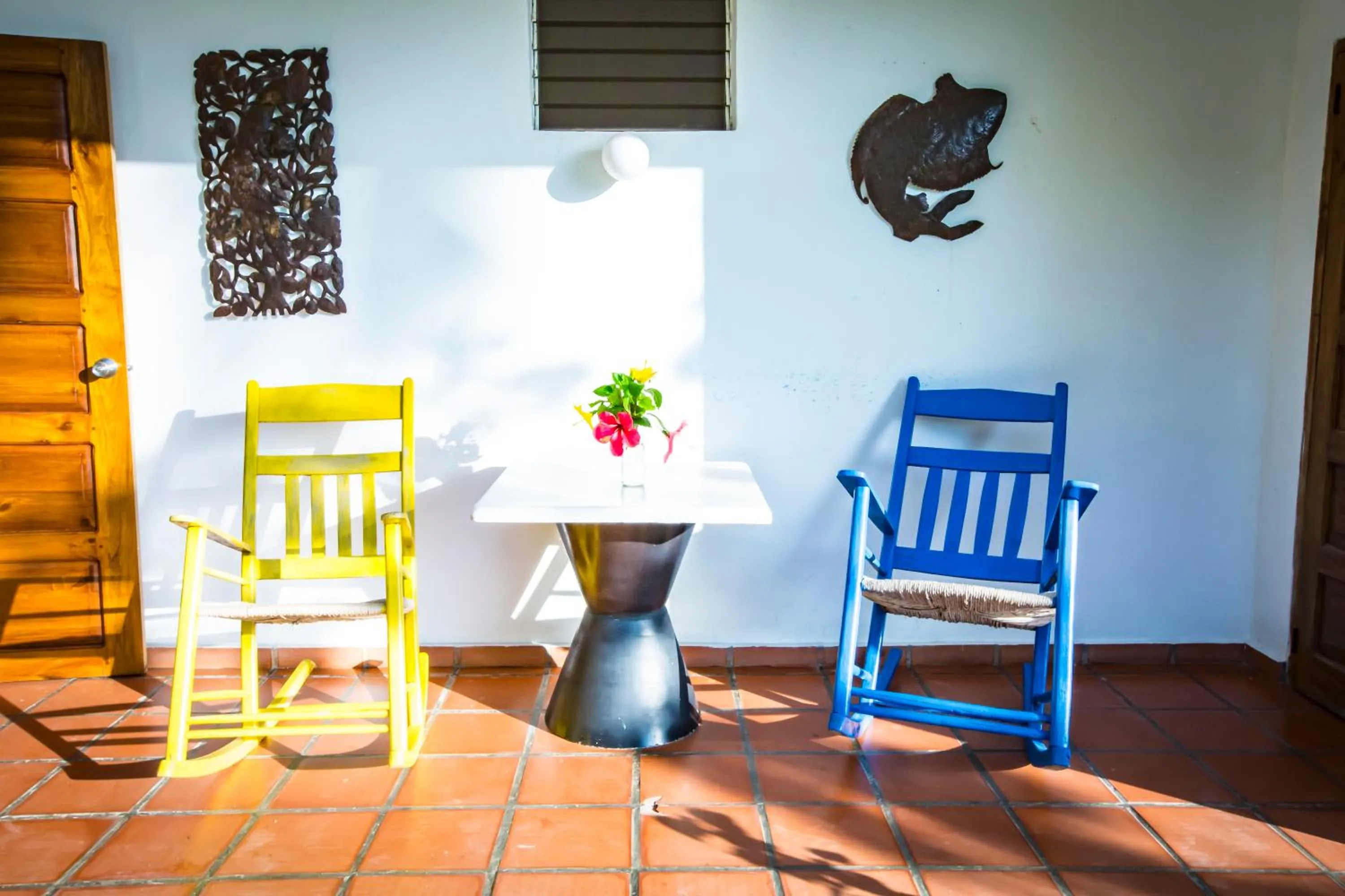 Patio in Hotel Restaurant Cyvadier Plage