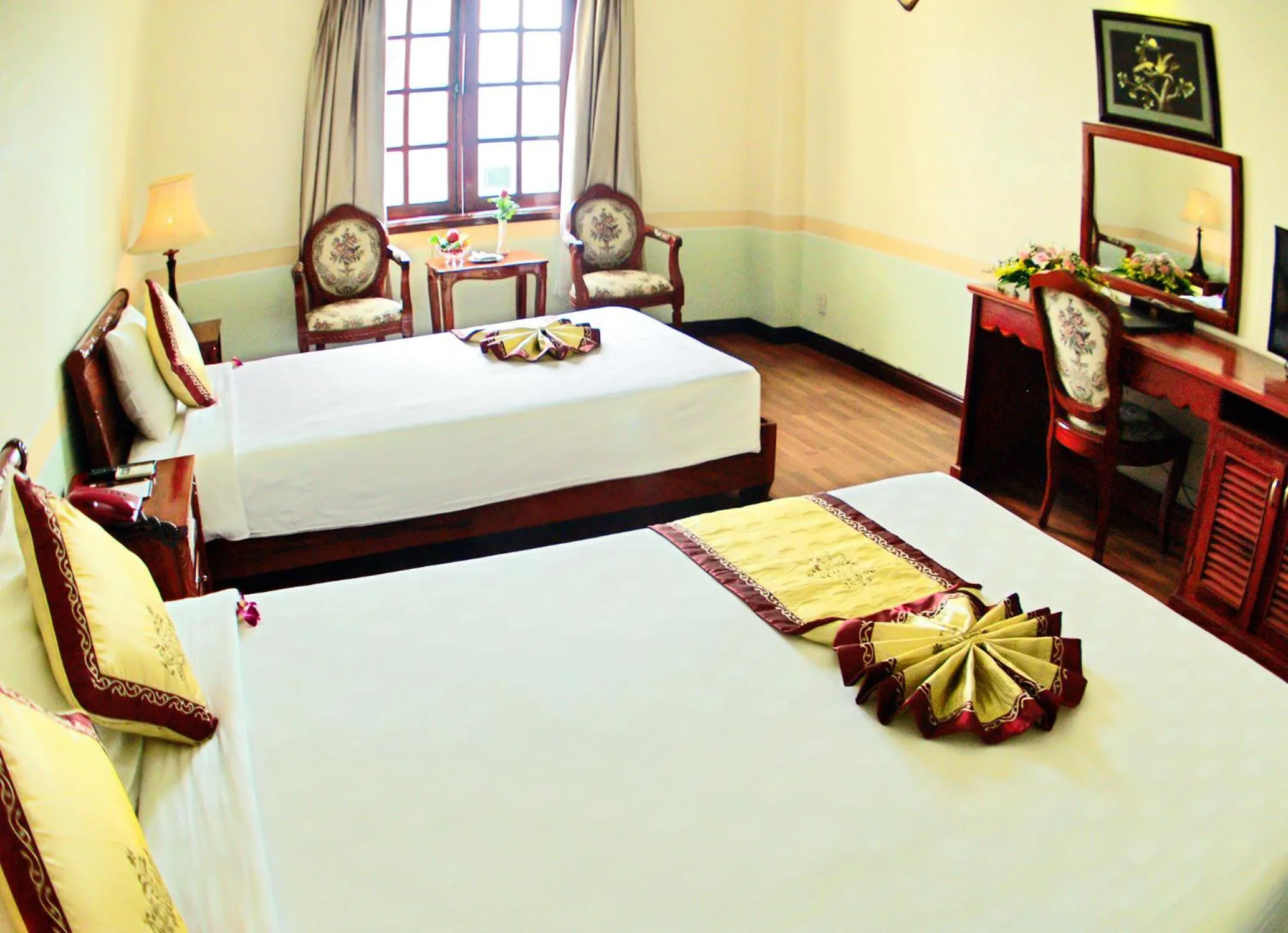 Bed in NINH KIEU 2 HOTEL