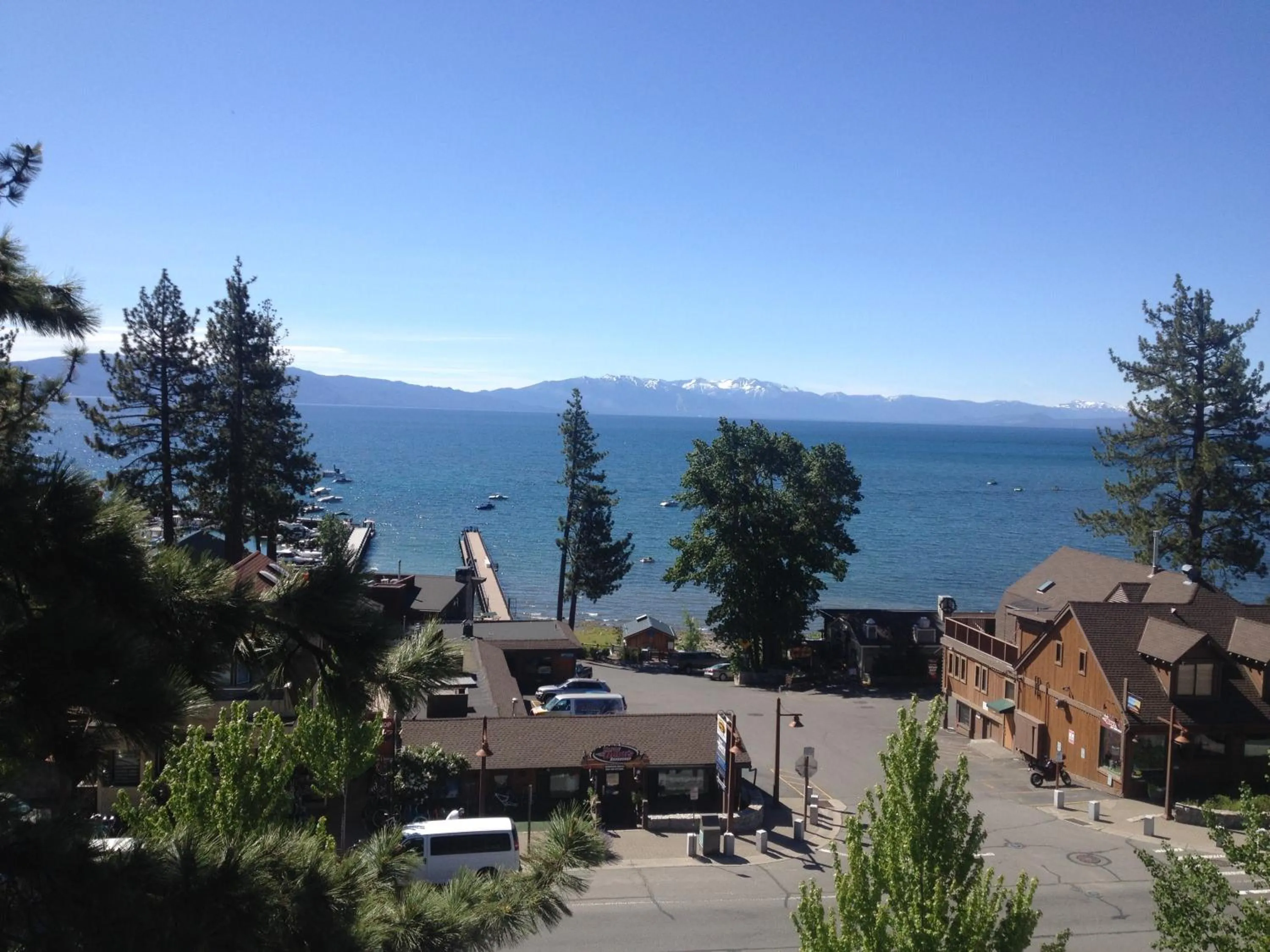 Lake view in Pepper Tree Inn Tahoe City