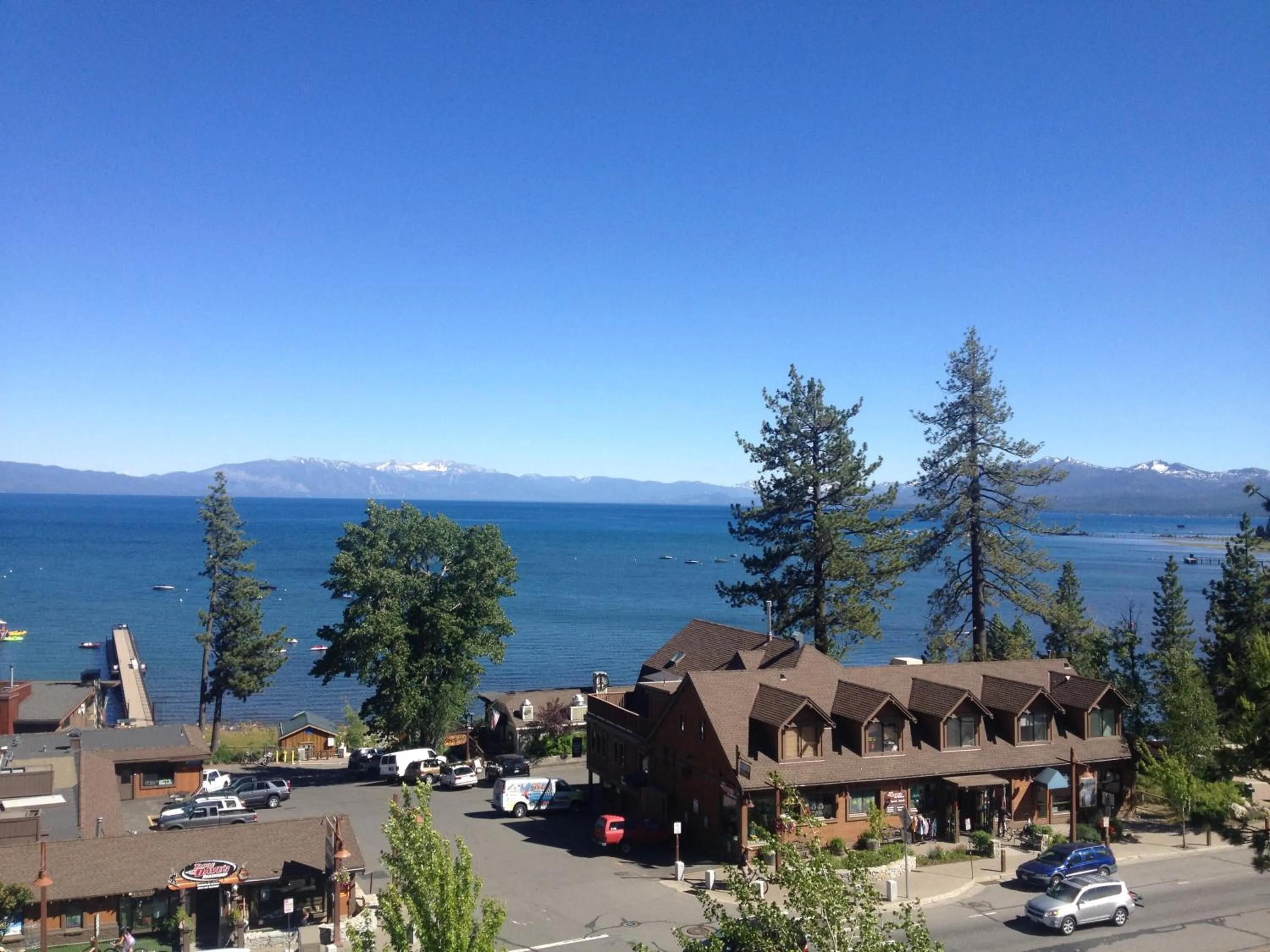 Lake view in Pepper Tree Inn Tahoe City