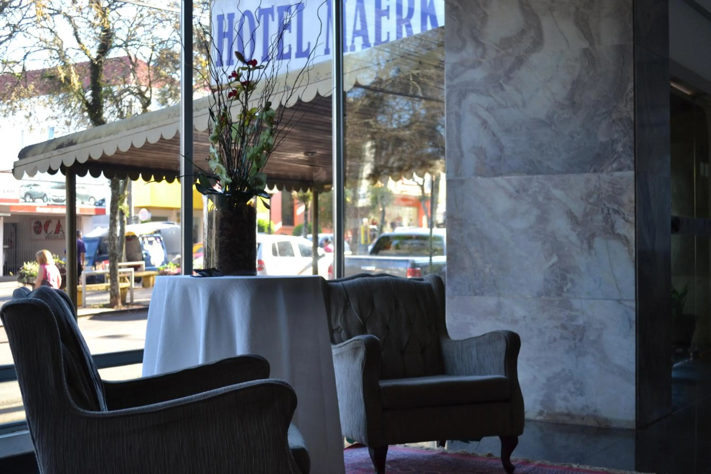 Lobby or reception in Hotel Maerkli