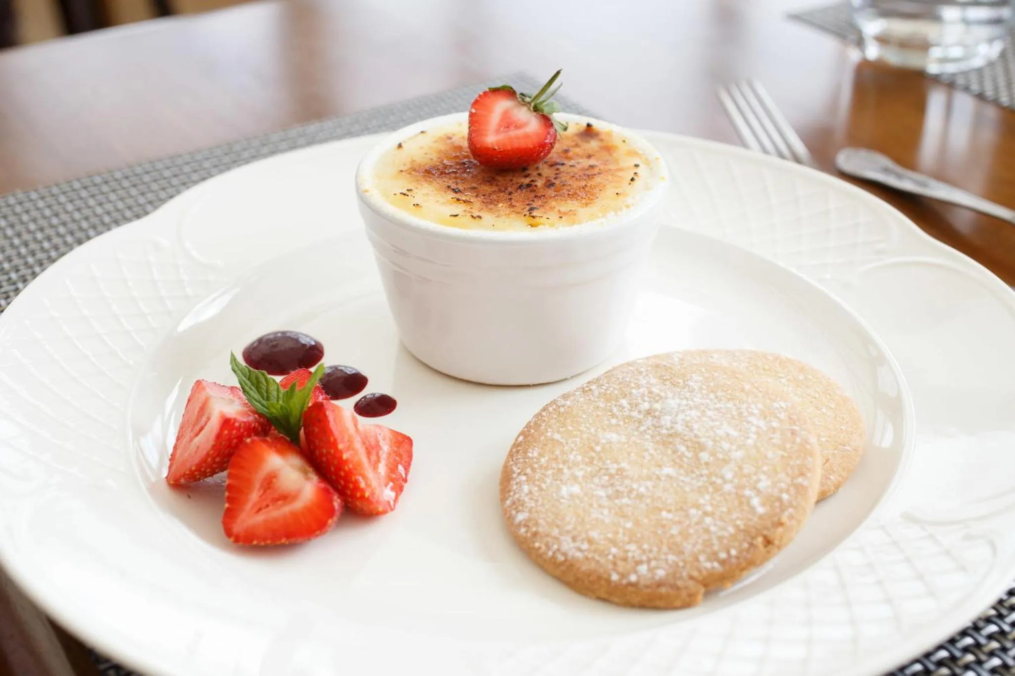 Food close-up in Badgers Mount Hotel