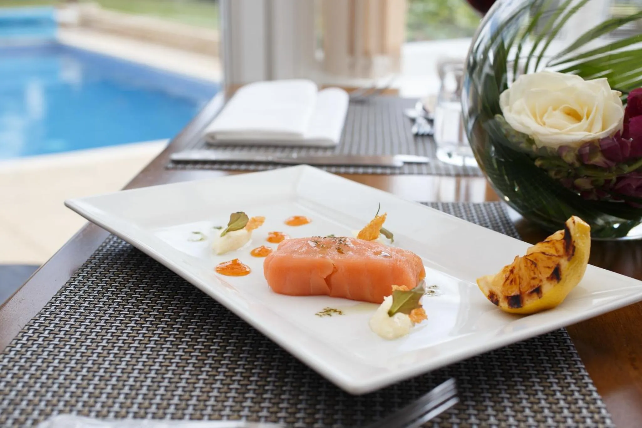 Food close-up in Badgers Mount Hotel