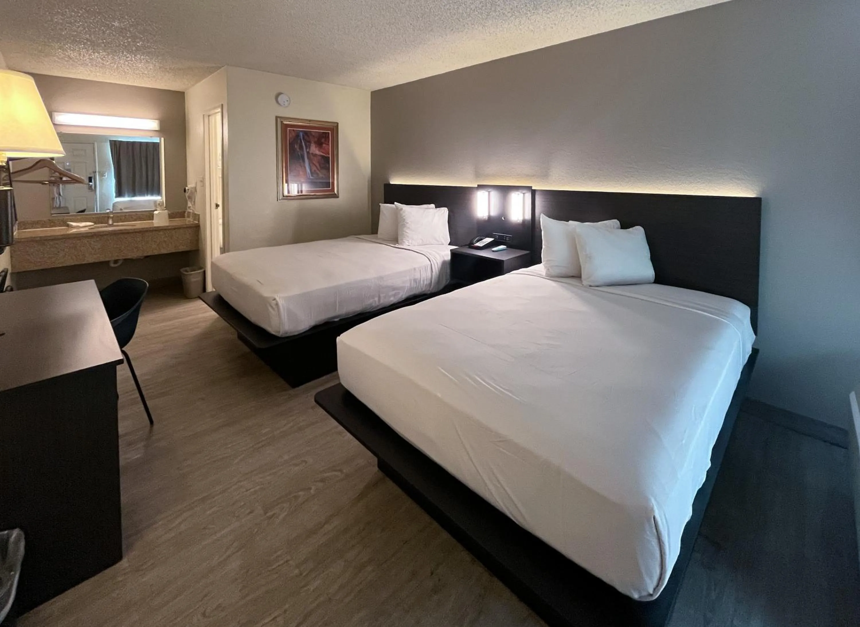 Photo of the whole room, Bed in Motel 6 Las Vegas, NV - Strip