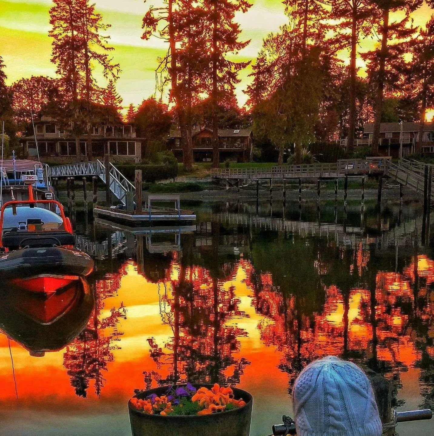 Beach in Salty Towers Ocean Front Cottages
