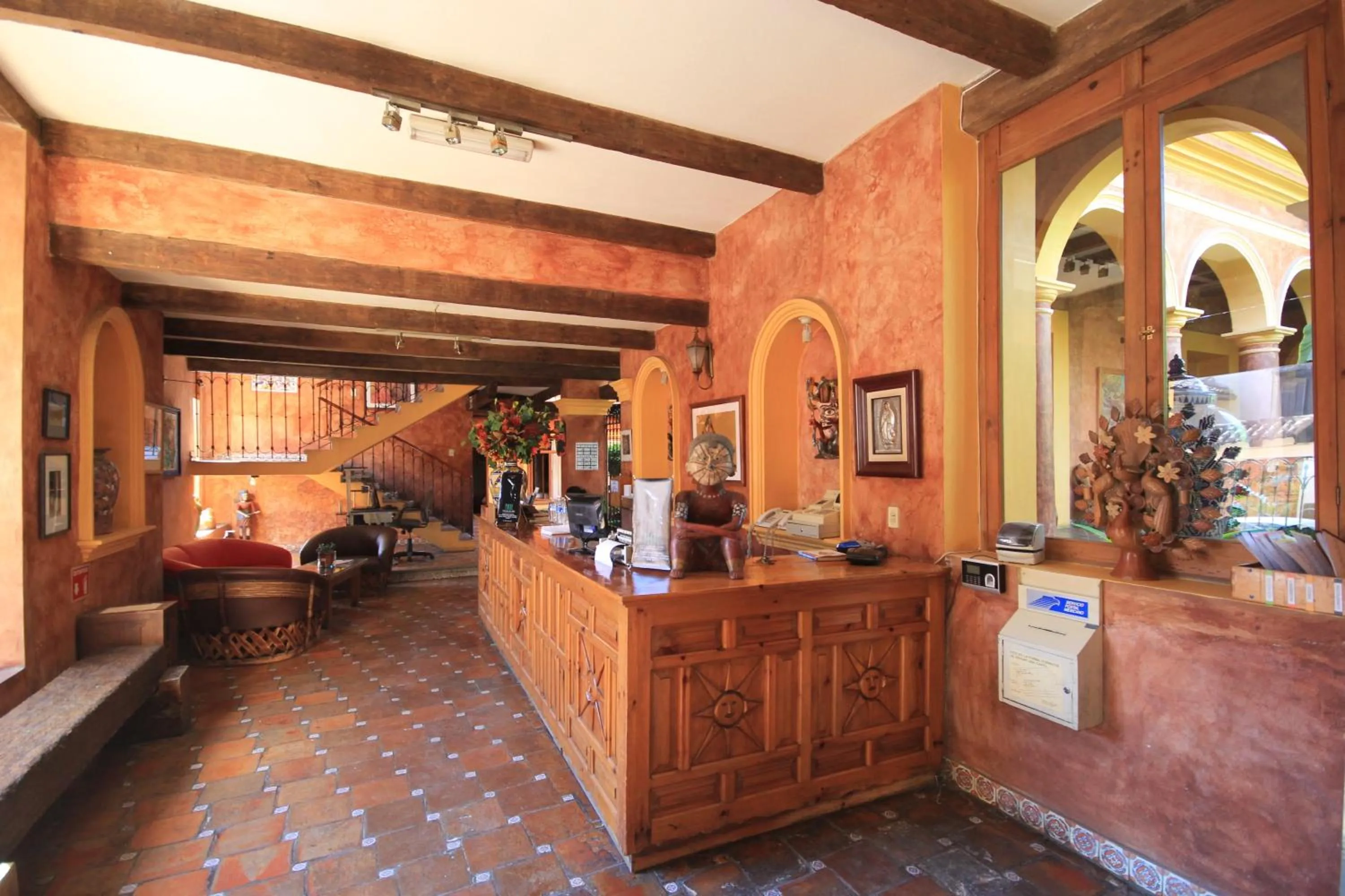 Lobby or reception in Hotel Casa Mexicana
