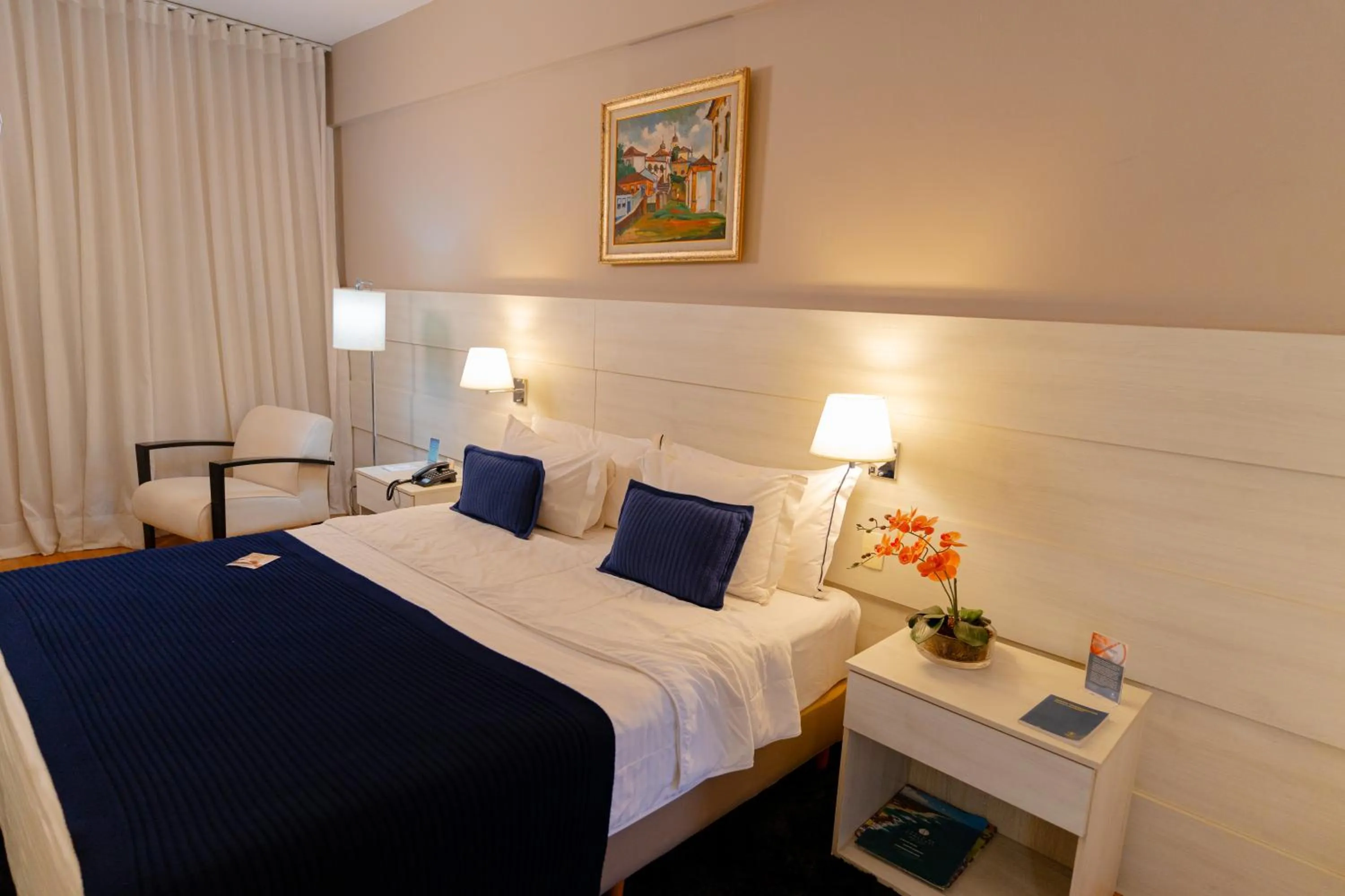 Bed in Camaçari Plaza Hotel