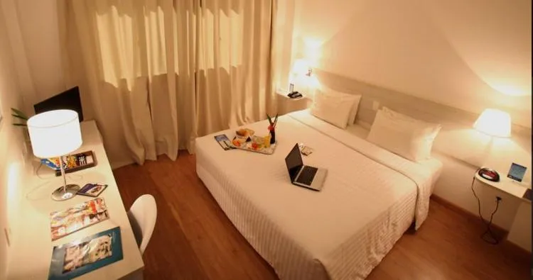 Bed in Camaçari Plaza Hotel