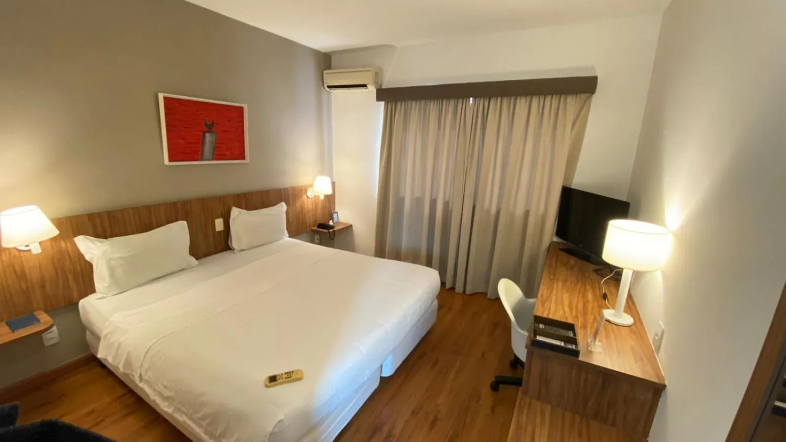 Bed in Camaçari Plaza Hotel