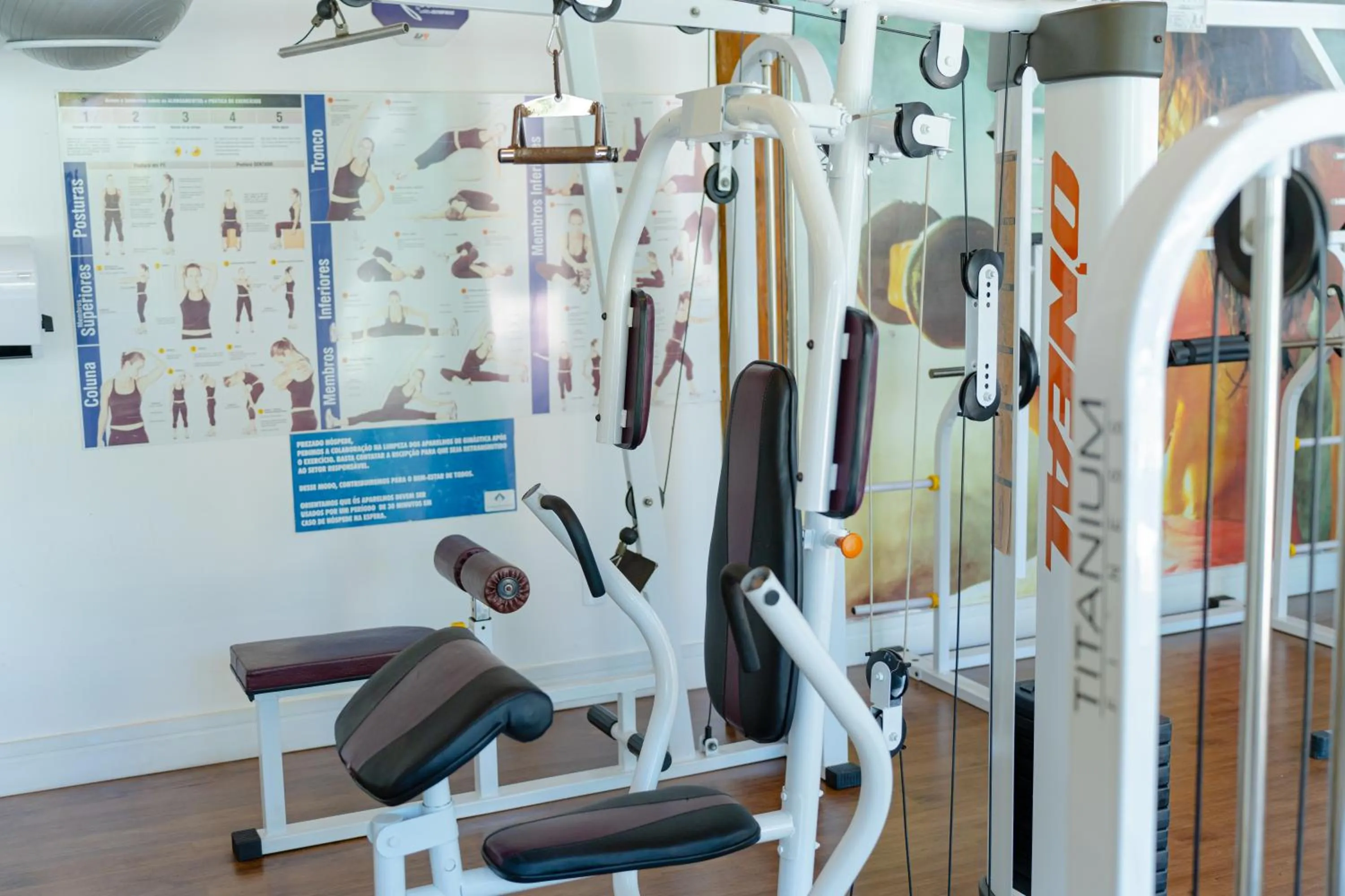 Fitness centre/facilities in Camaçari Plaza Hotel