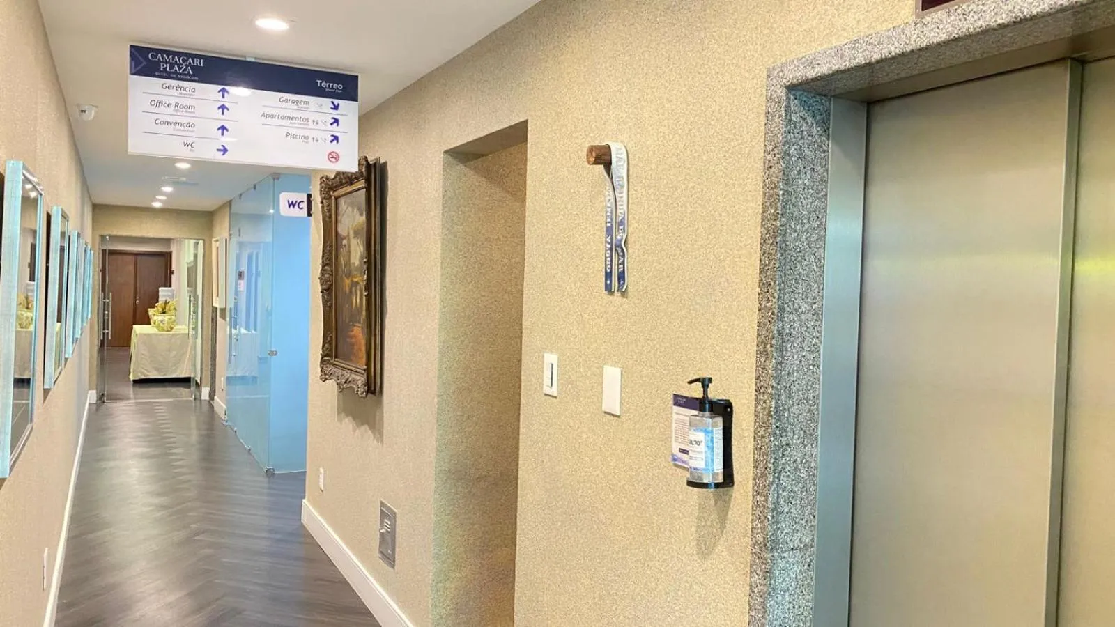 Decorative detail in Camaçari Plaza Hotel