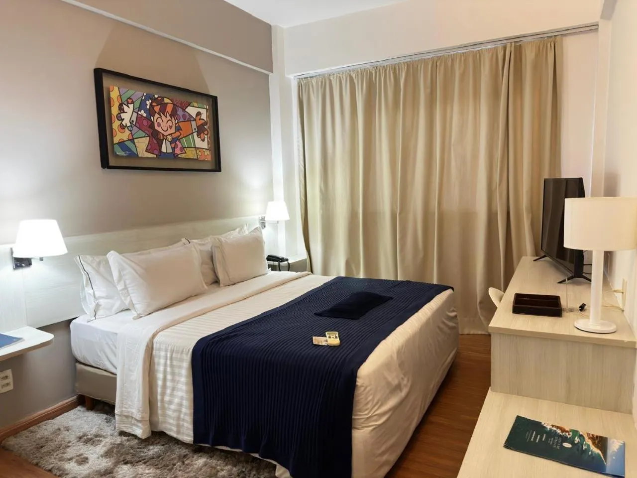 Bed in Camaçari Plaza Hotel