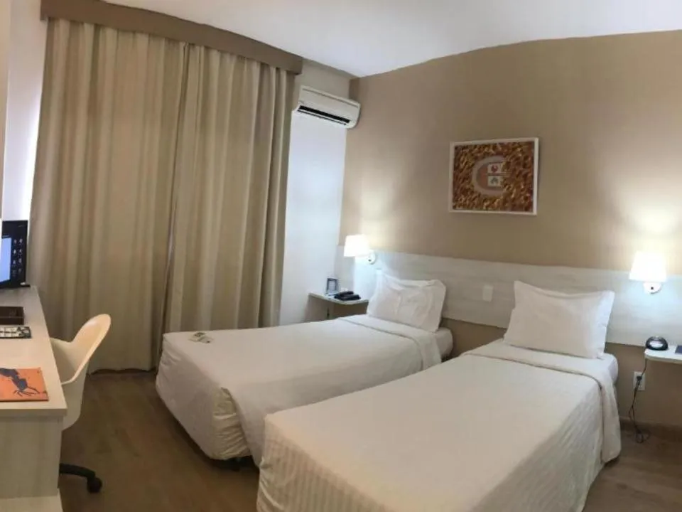 Bed in Camaçari Plaza Hotel