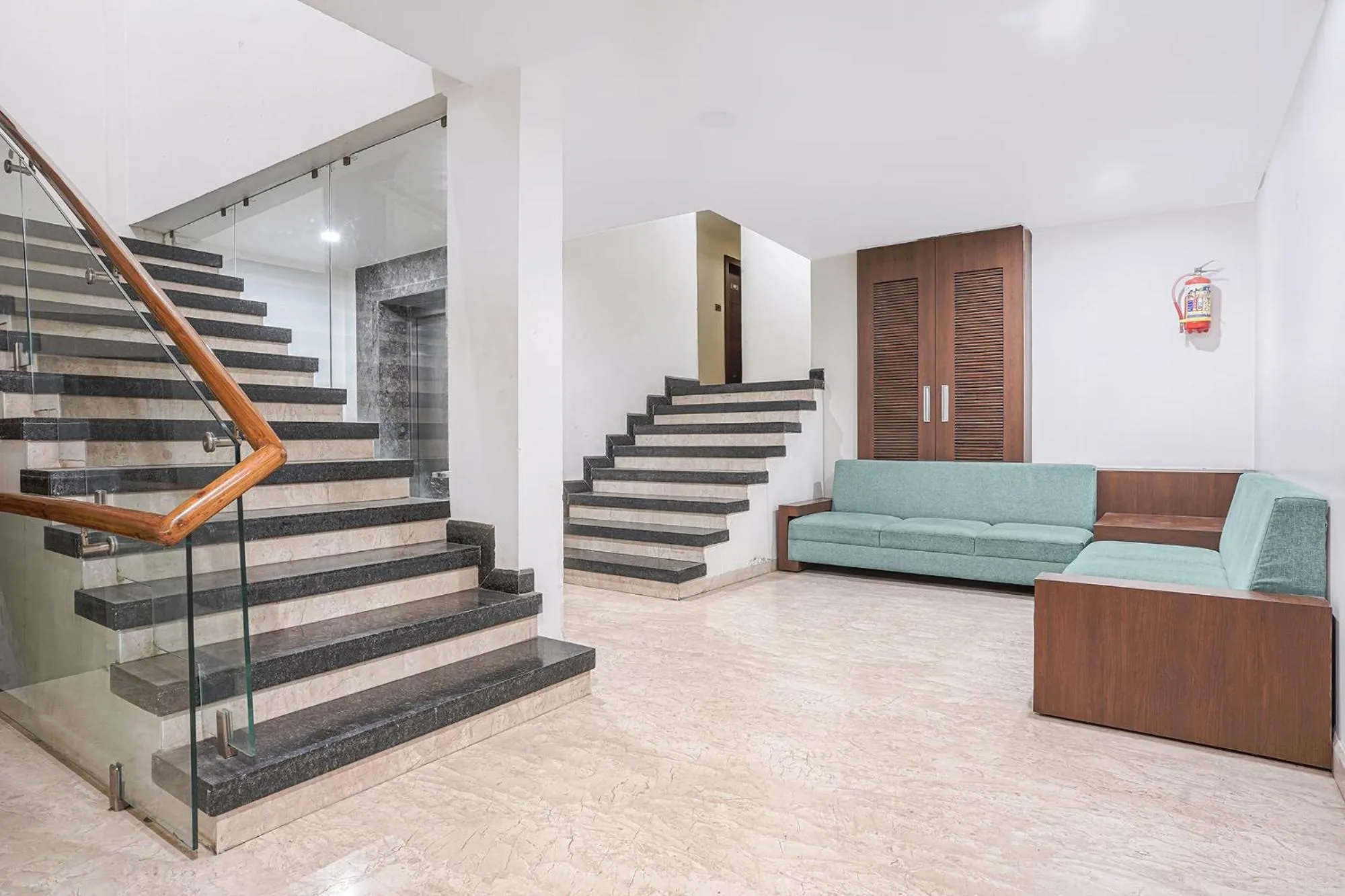 Seating area in FabHotel Jwel Palace