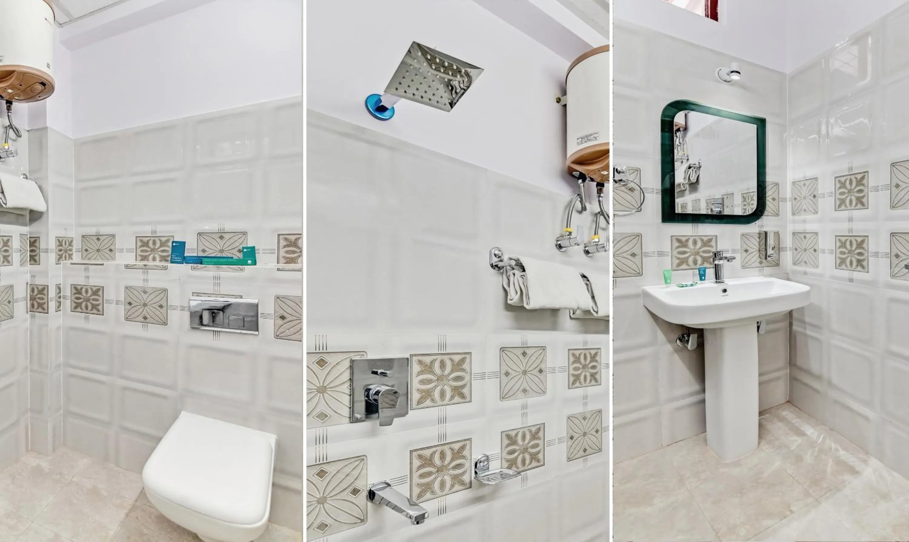 Bathroom in Treebo Resto- Near Lucknow Railway Station