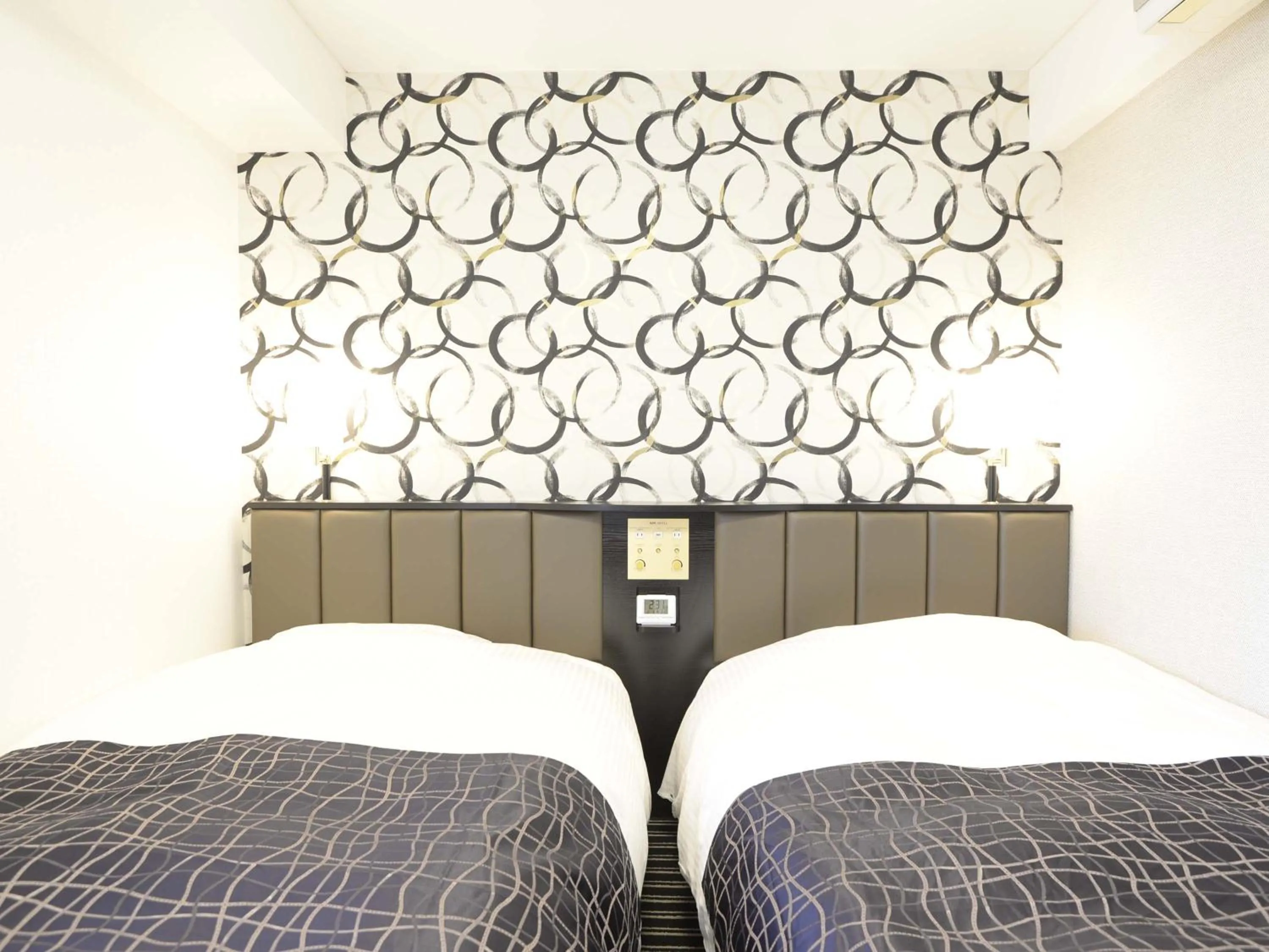 Photo of the whole room, Bed in APA Hotel Mito-eki Kita