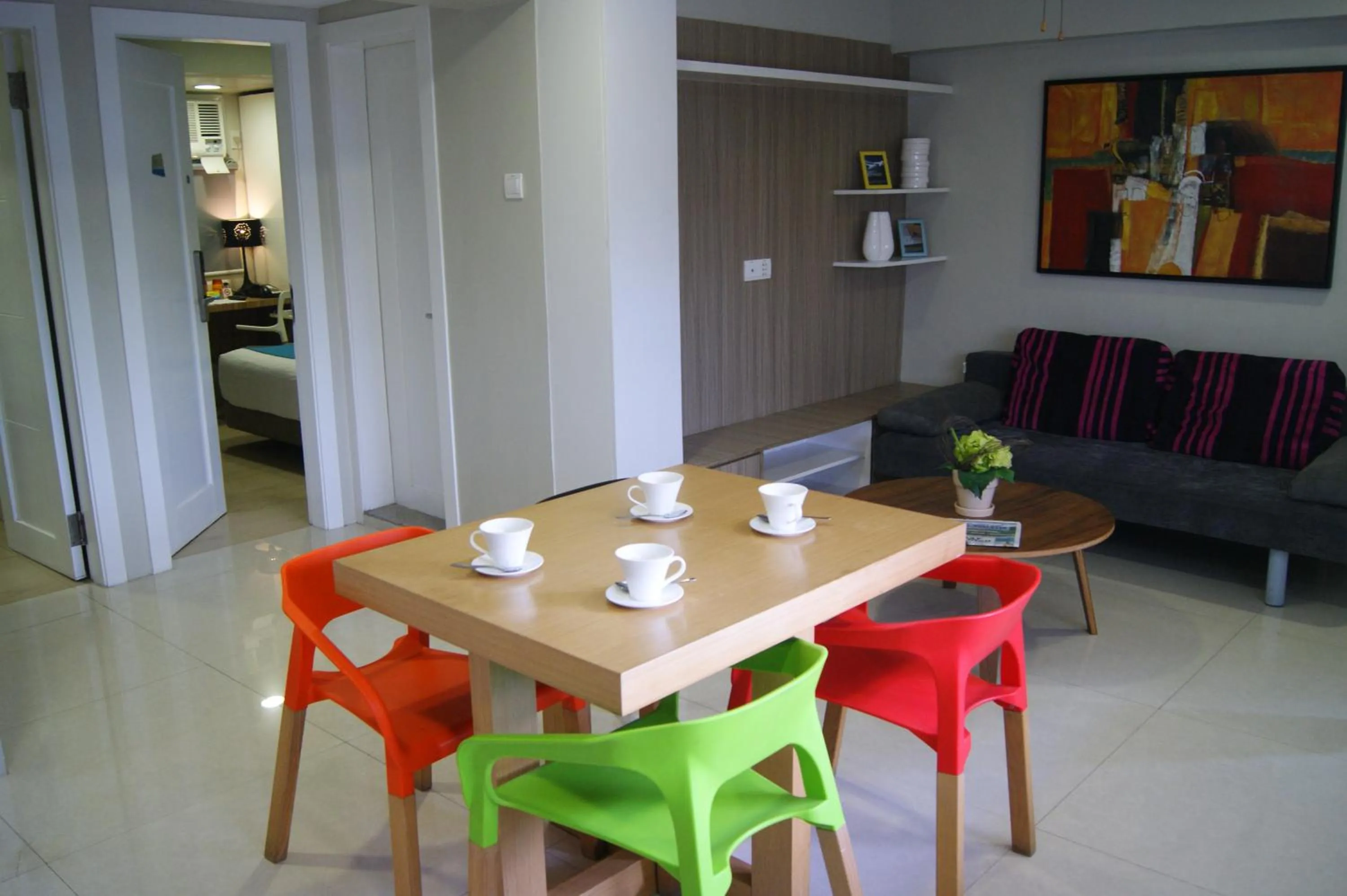 Dining area in Z Pad Residences
