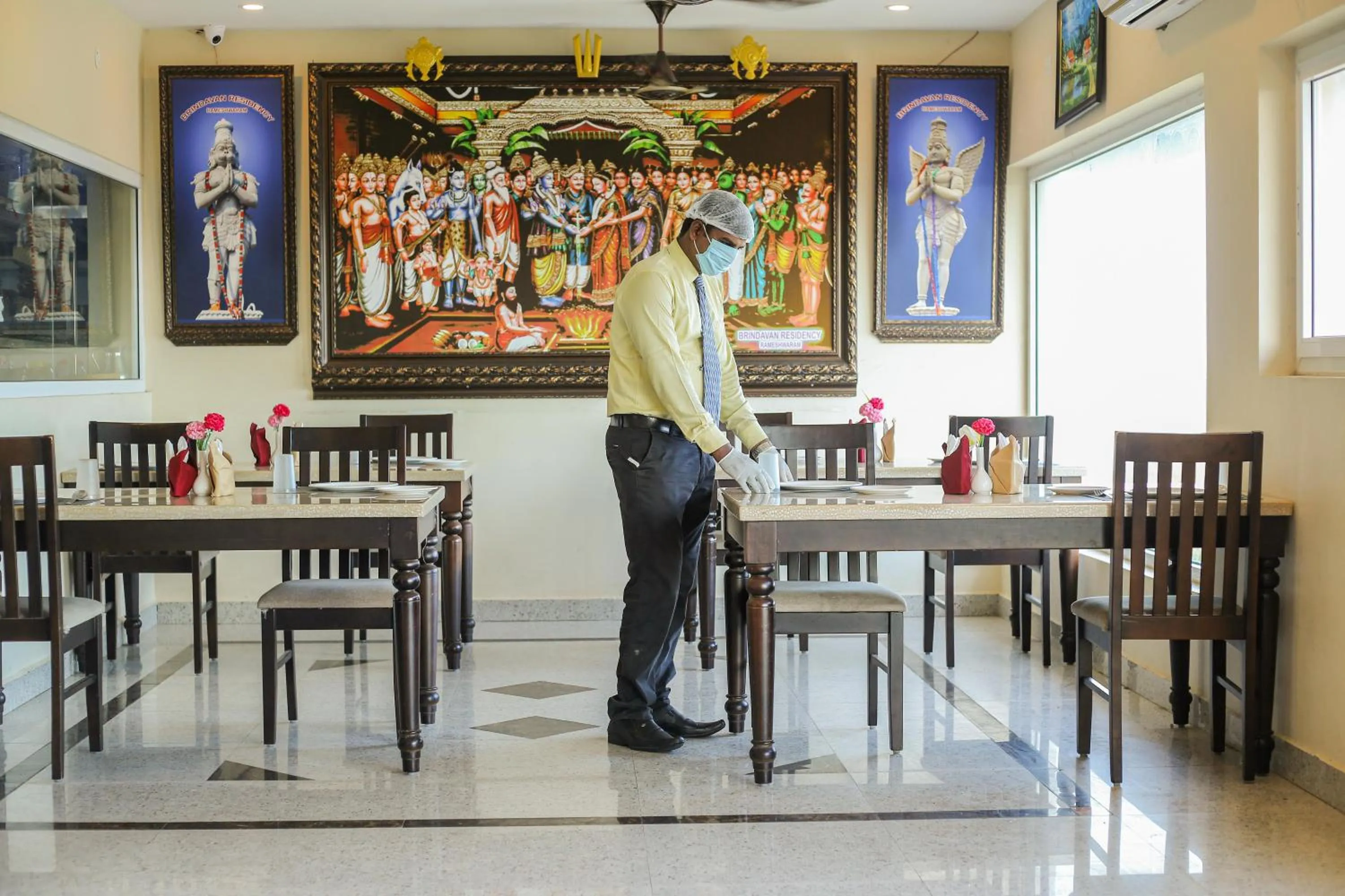Breakfast in Hotel Ragavendra Rameswaram