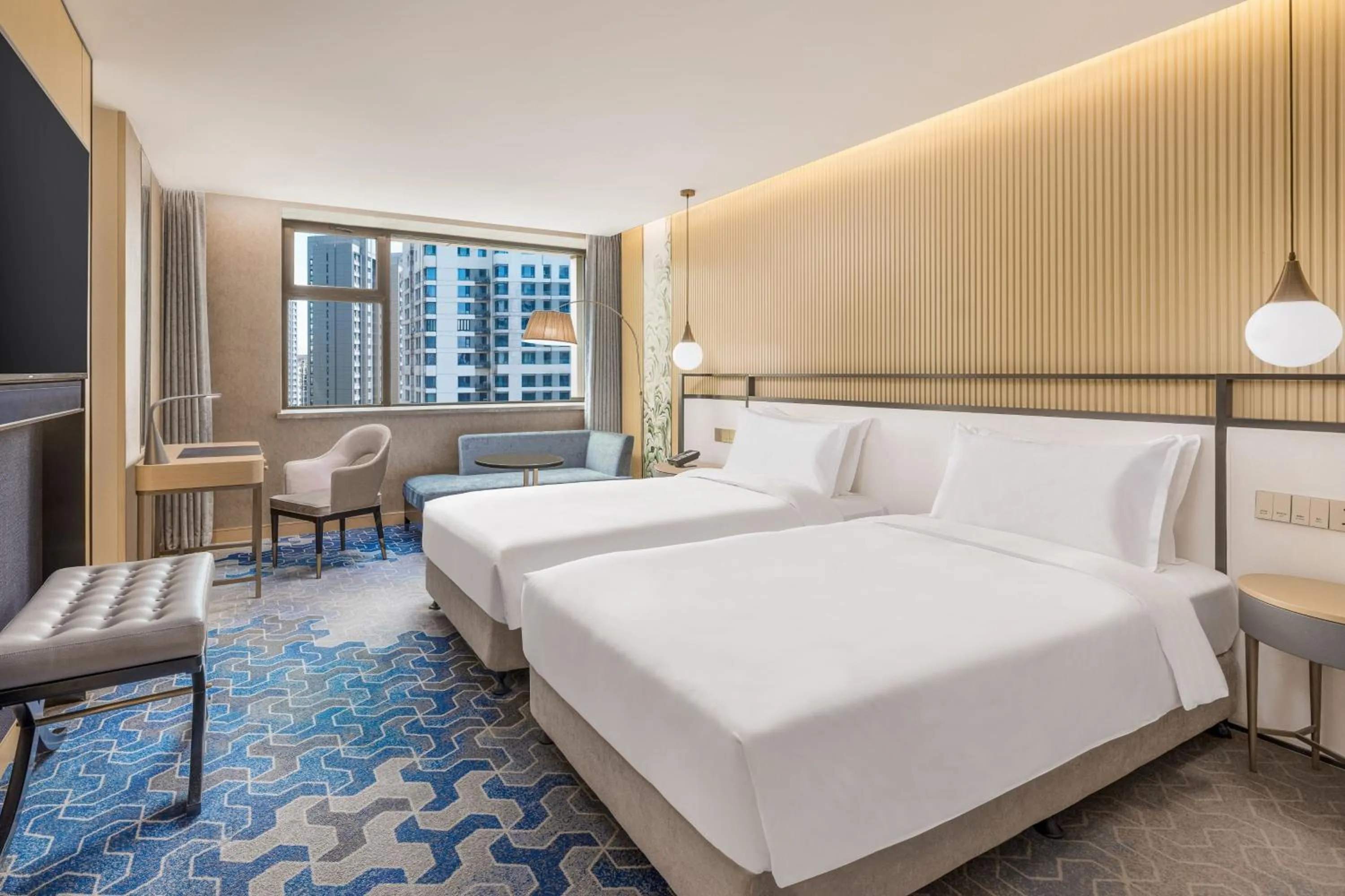 Photo of the whole room, Bed in The Westin Shenyang