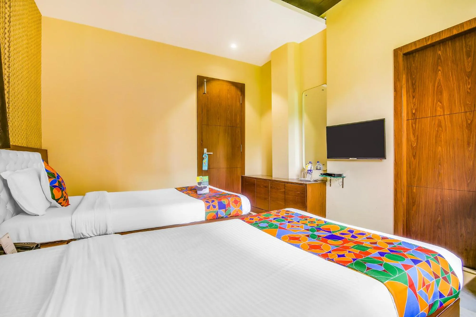 Bedroom, Bed in FabHotel Luxor - Nr Acropolis Mall