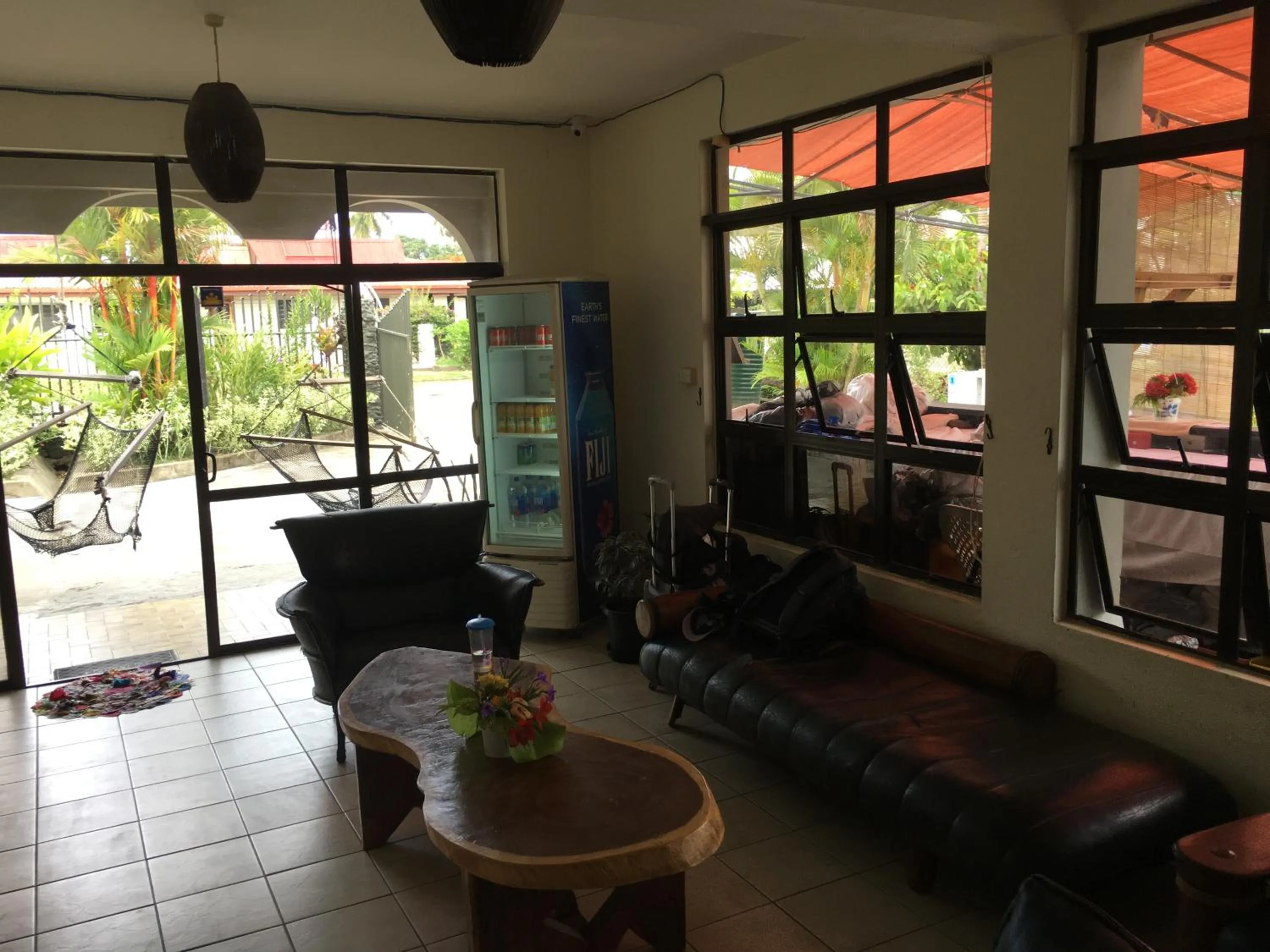 Seating area in Bluewater Lodge
