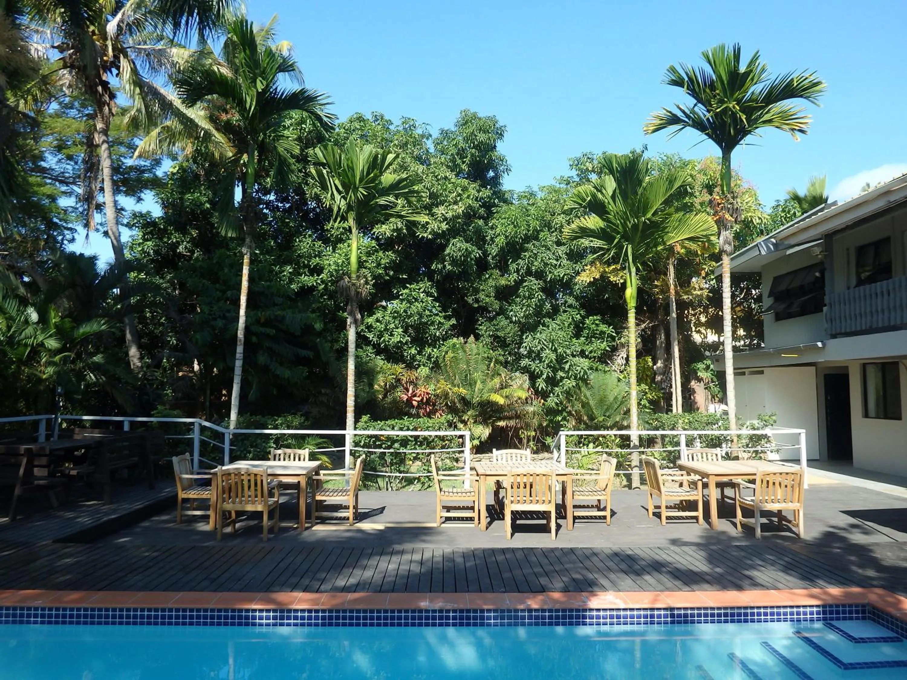 Swimming pool in Bluewater Lodge
