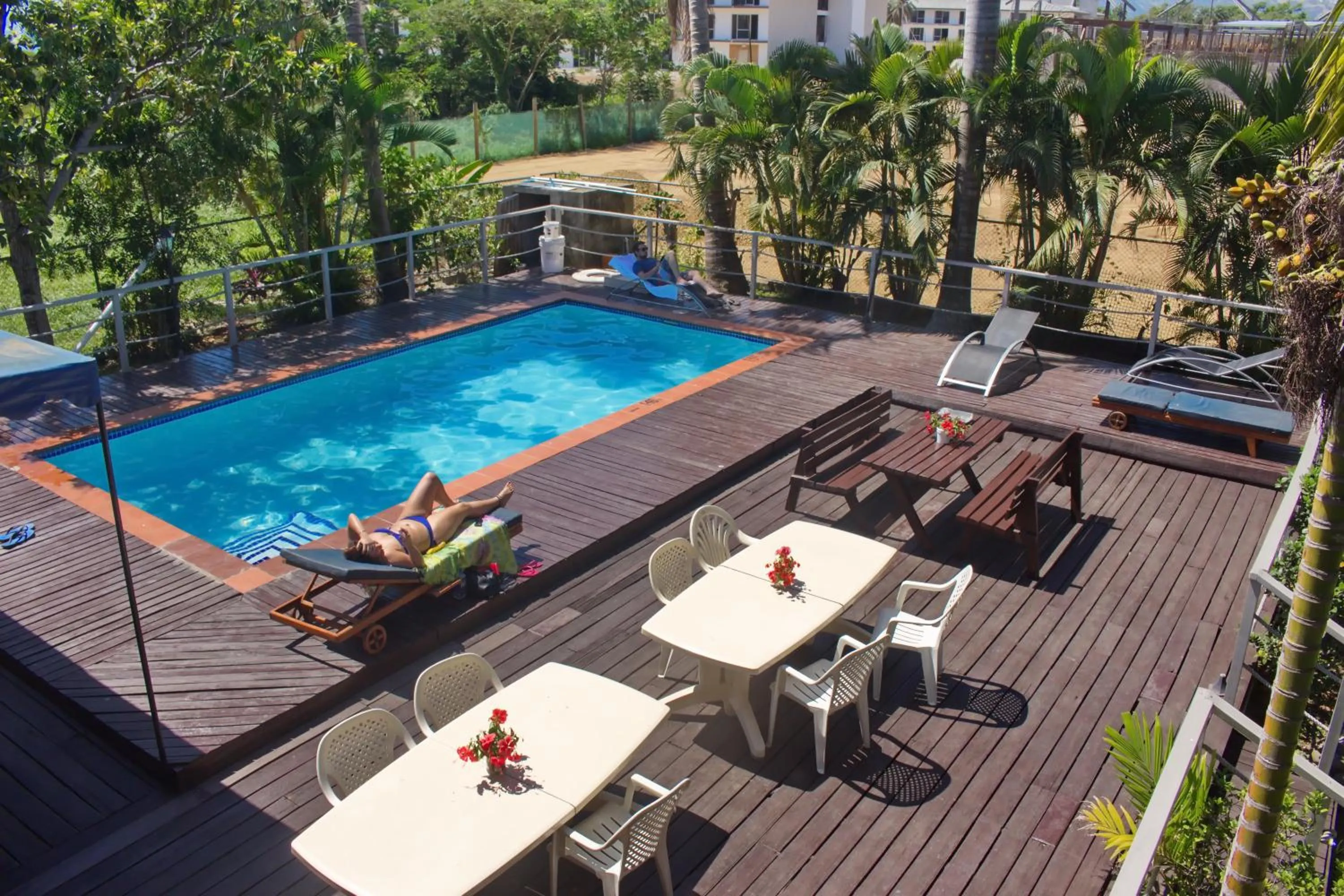 Patio in Bluewater Lodge