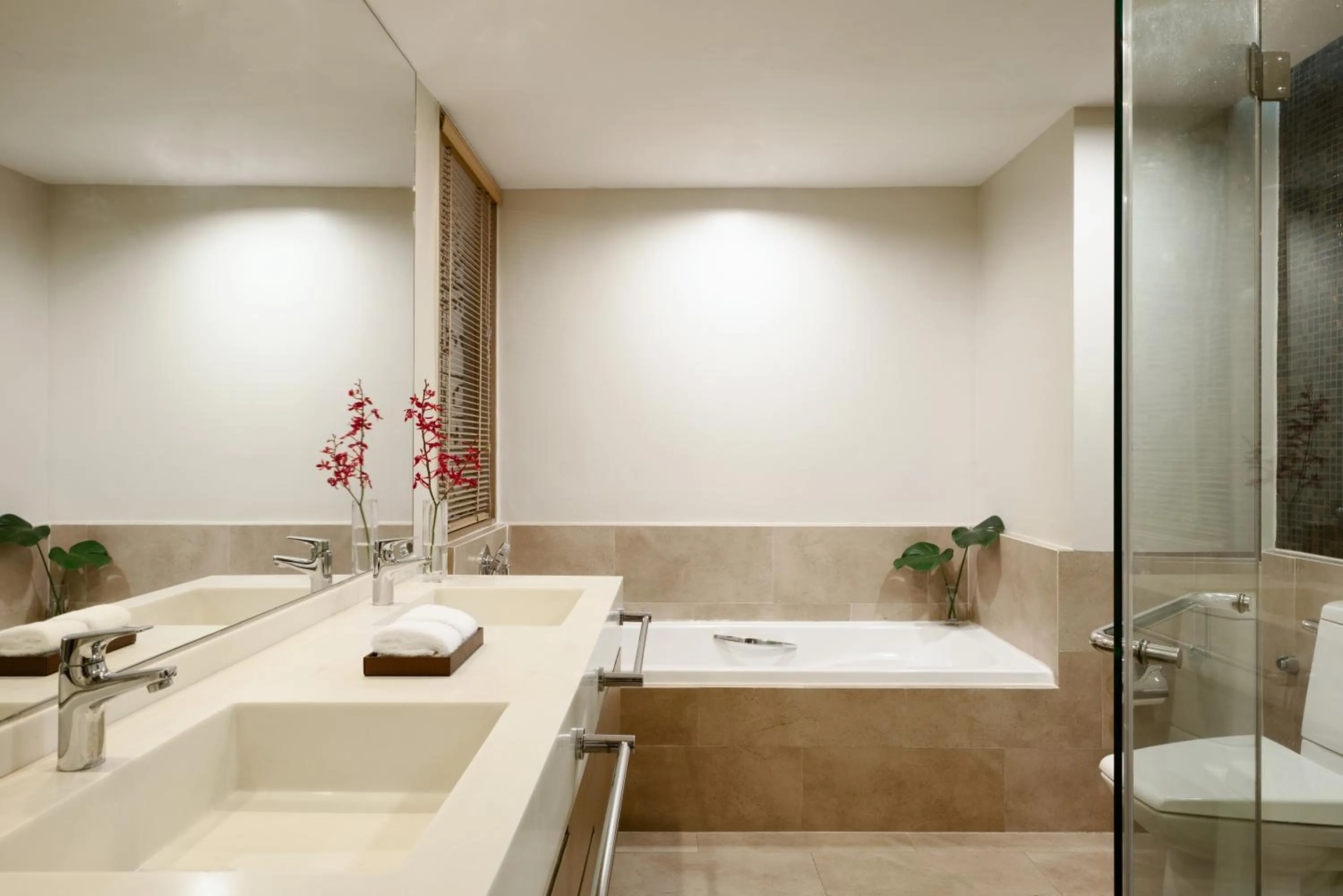 Shower in Grand Fortune Hotel Bangkok - SHA Extra Plus