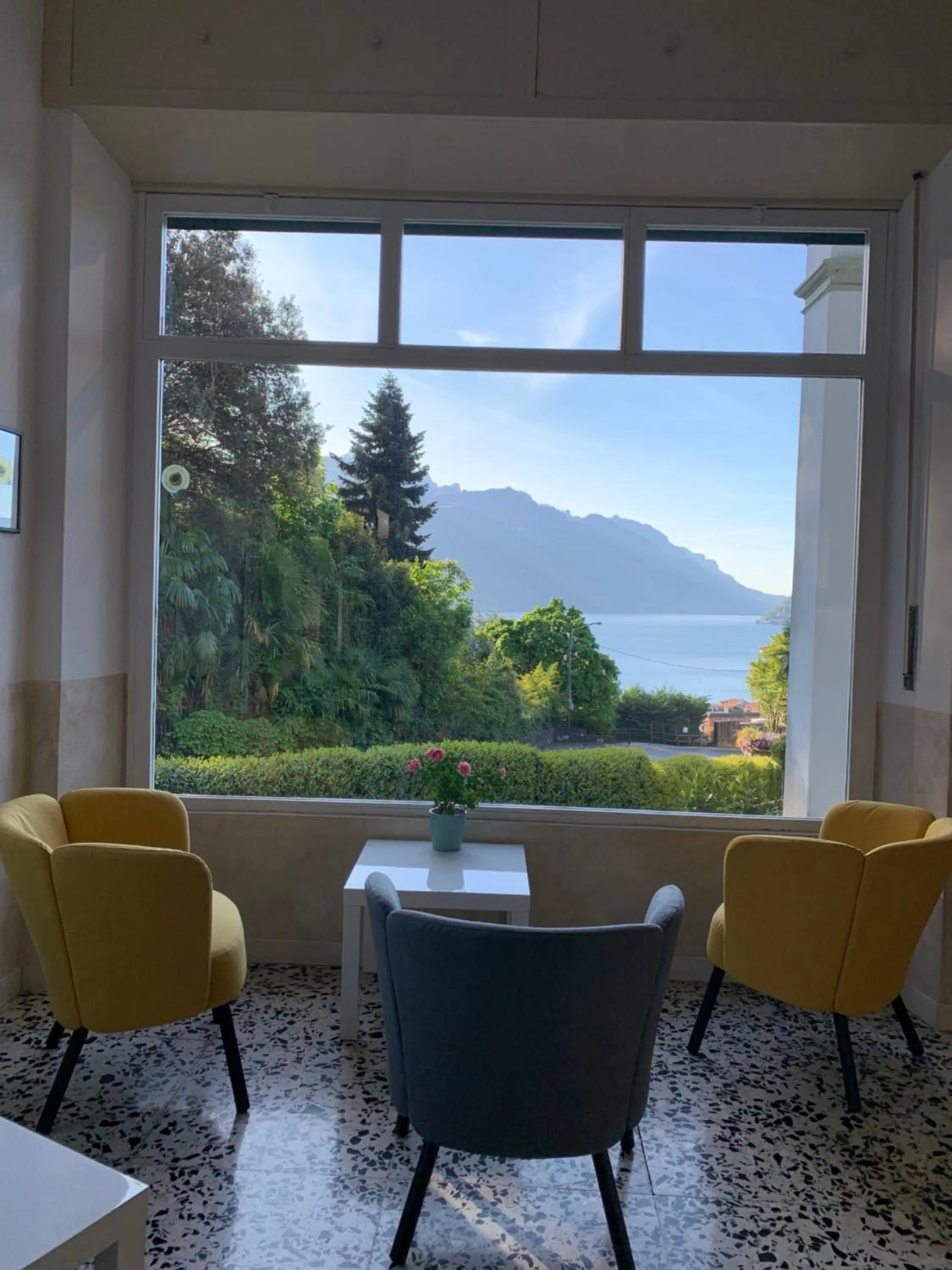 Lake view in Hotel Loveno