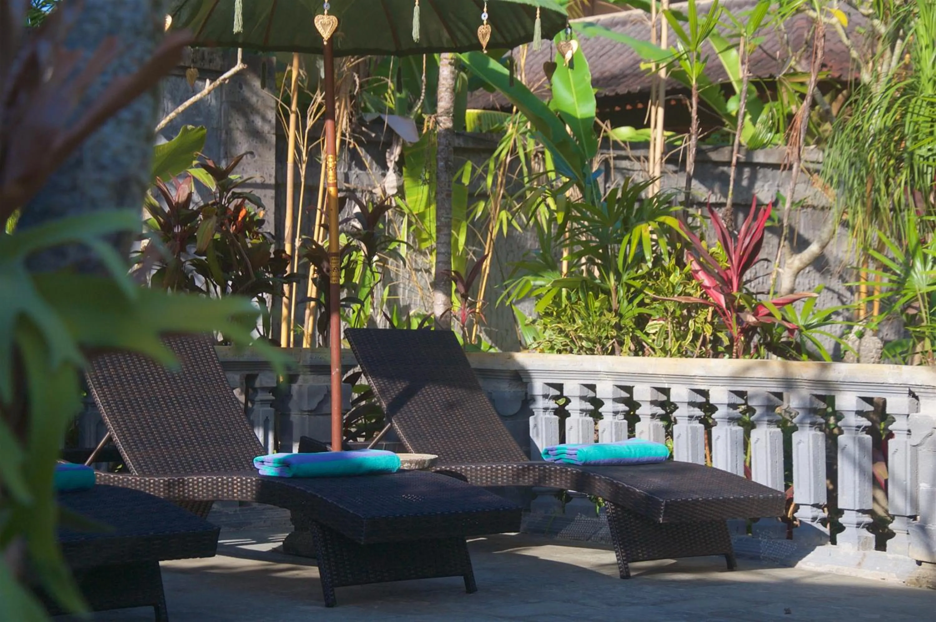 Swimming pool in Taman Rahasia Tropical Sanctuary and Spa