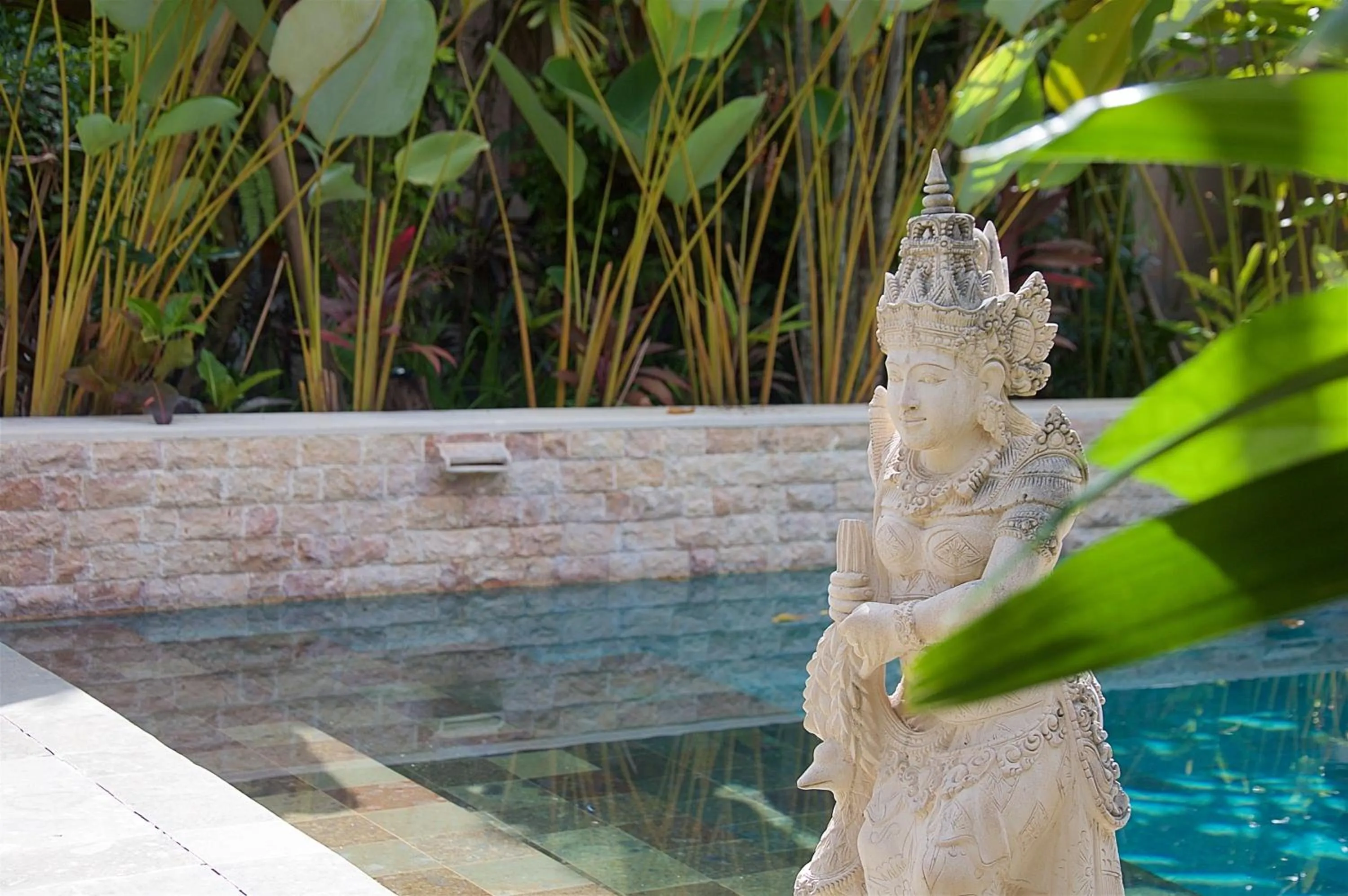 Swimming pool in Taman Rahasia Tropical Sanctuary and Spa