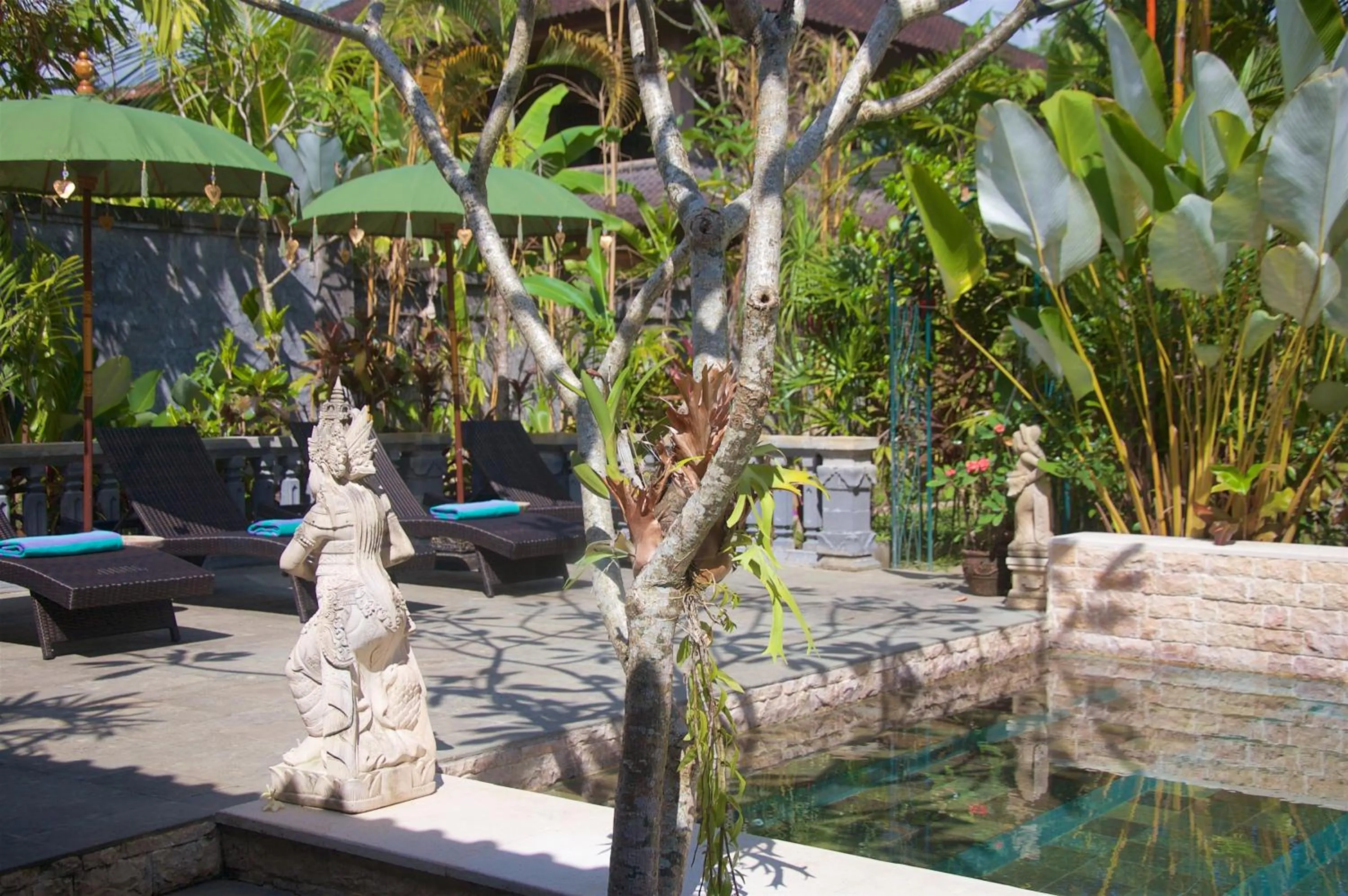Swimming pool in Taman Rahasia Tropical Sanctuary and Spa