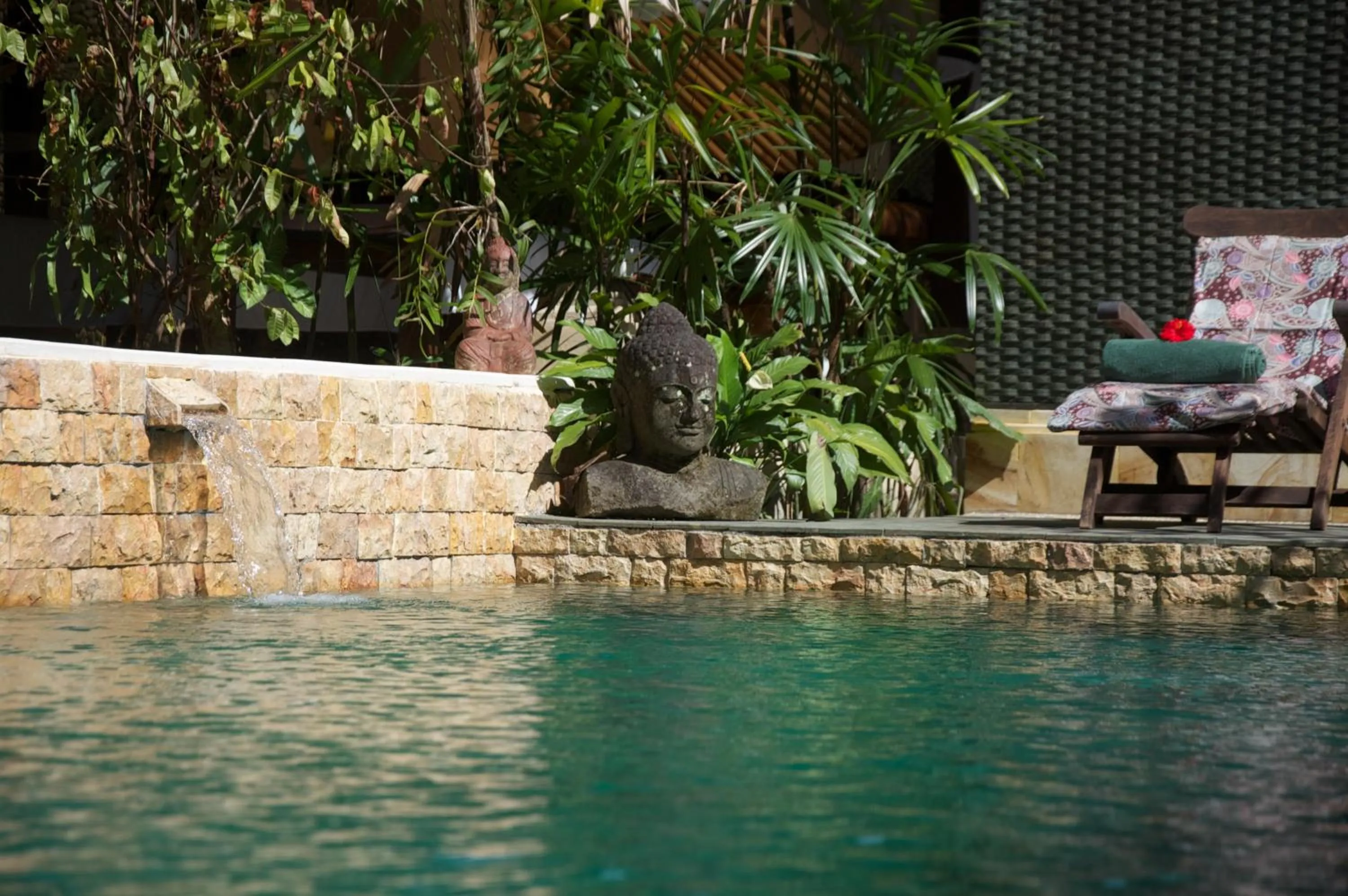 Swimming pool in Taman Rahasia Tropical Sanctuary and Spa