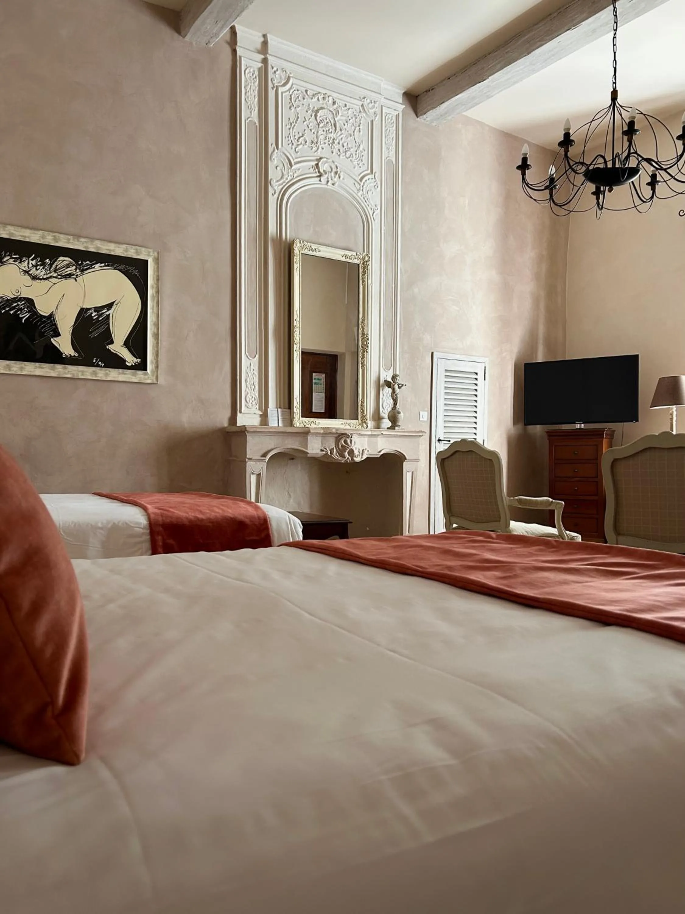 Deluxe Twin room with Garden View - single occupancy in Hôtel du Musée