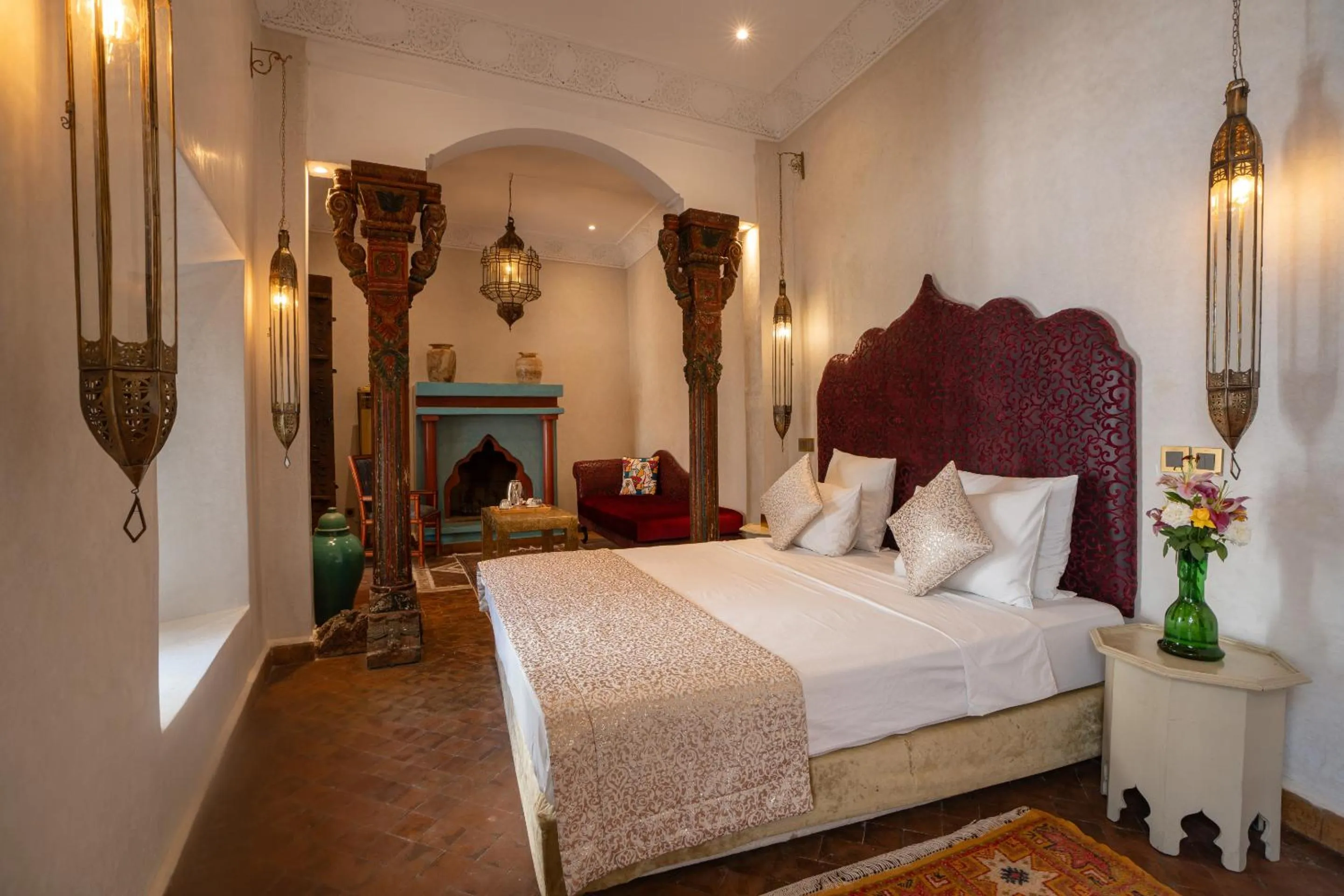 Bedroom, Bed in Riad Khalifa