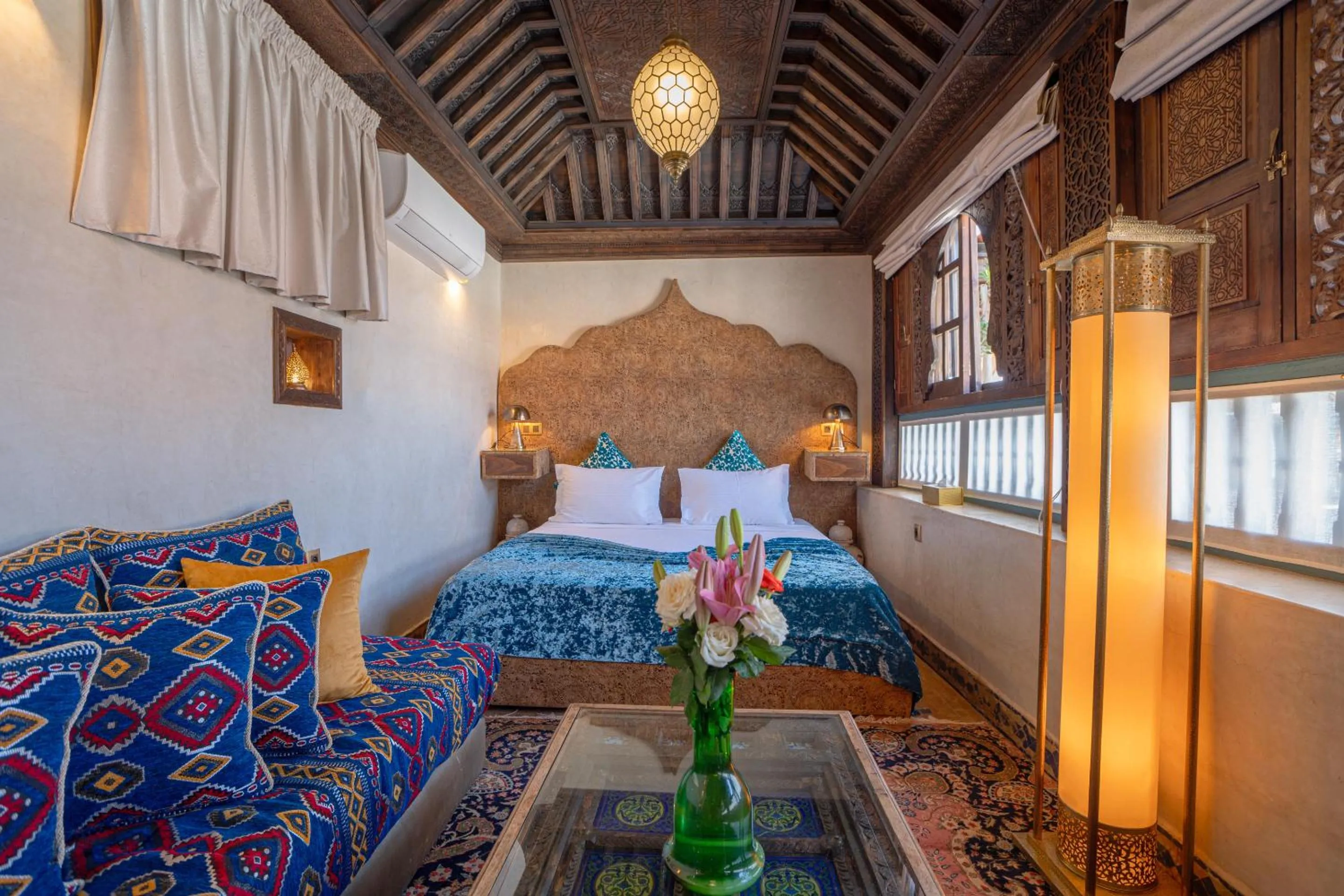 Bedroom, Bed in Riad Khalifa
