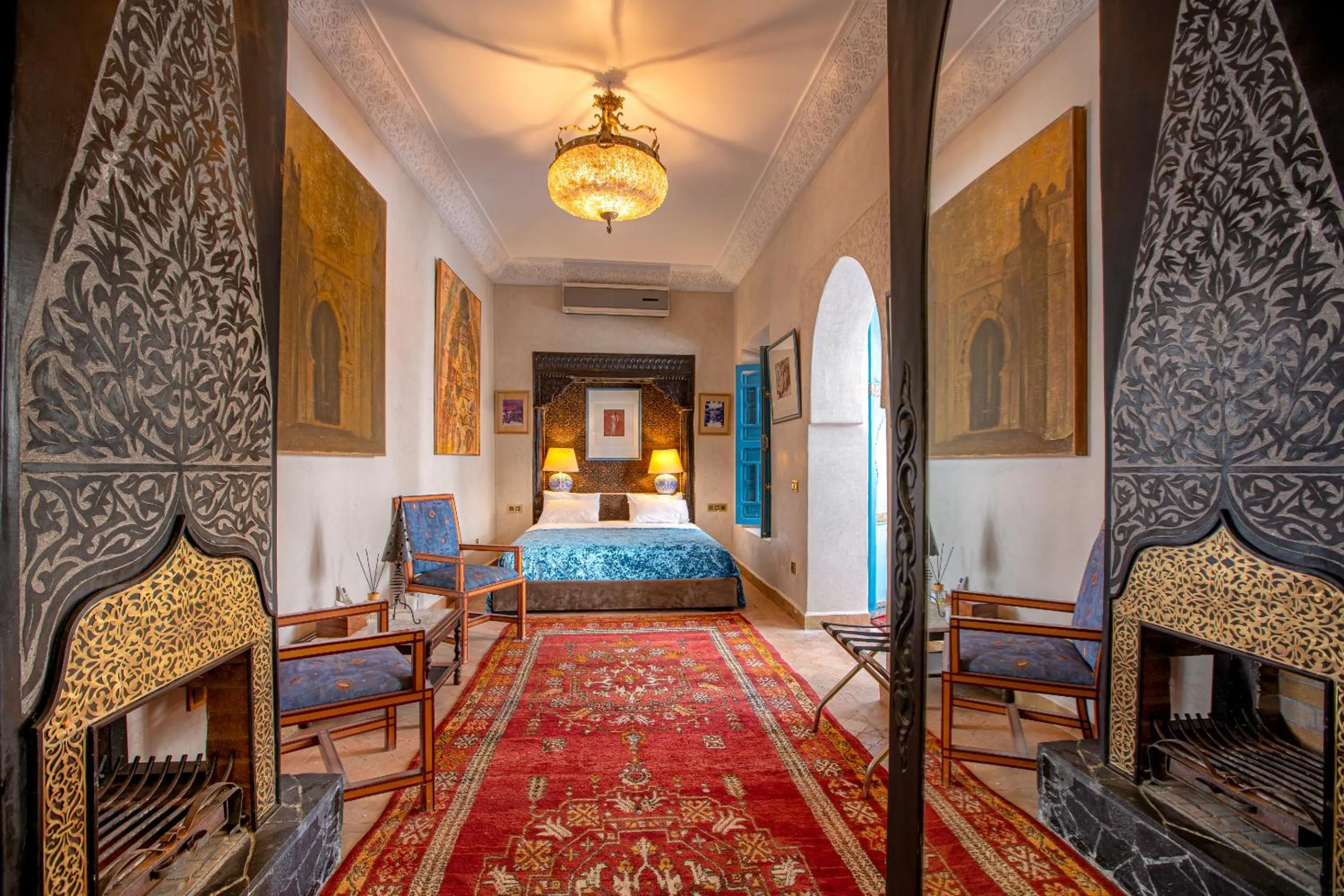 Bedroom, Bed in Riad Khalifa