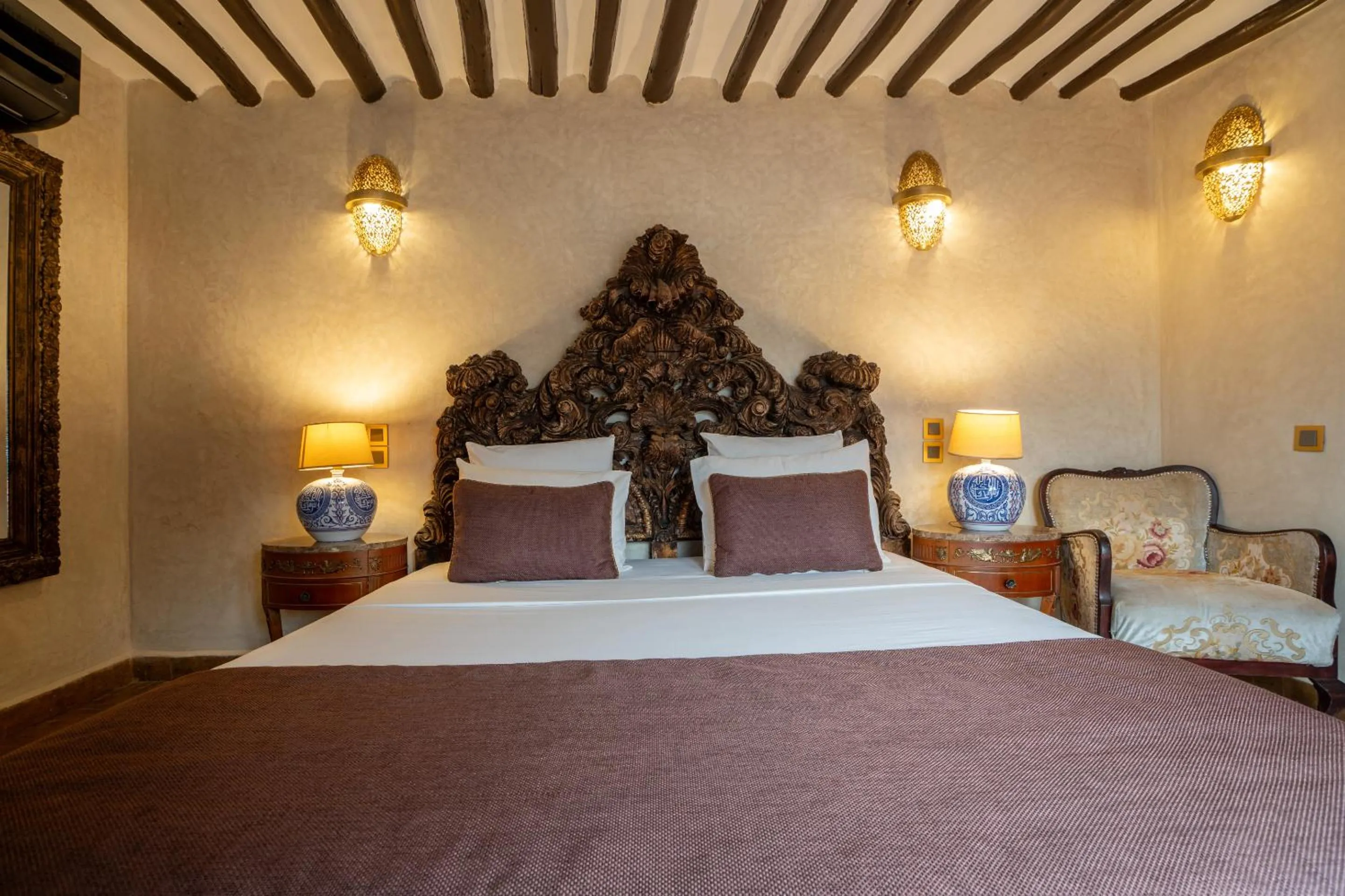 Bedroom, Bed in Riad Khalifa